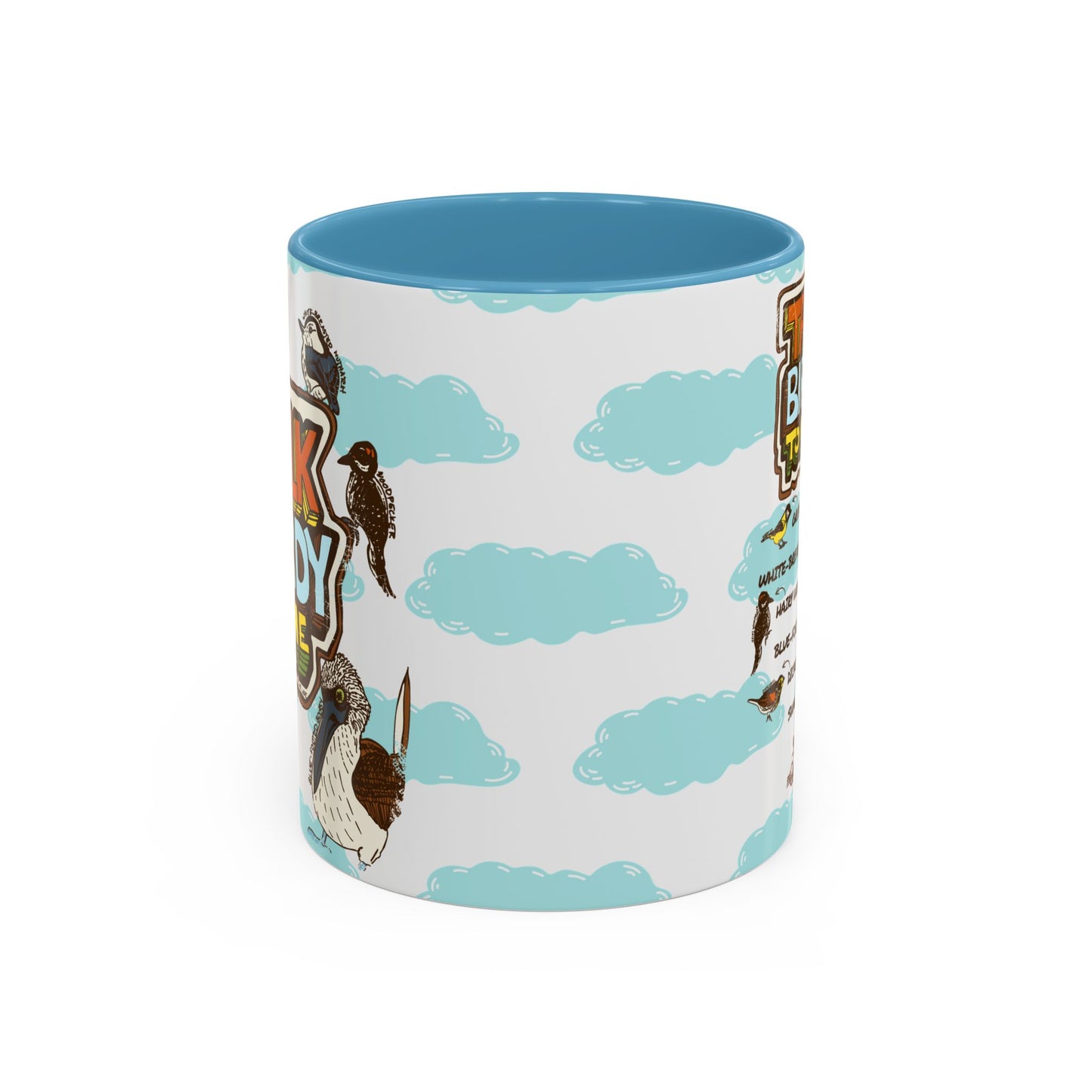 Talk Birdy to Me - Accent Coffee Mug (11, 15oz)