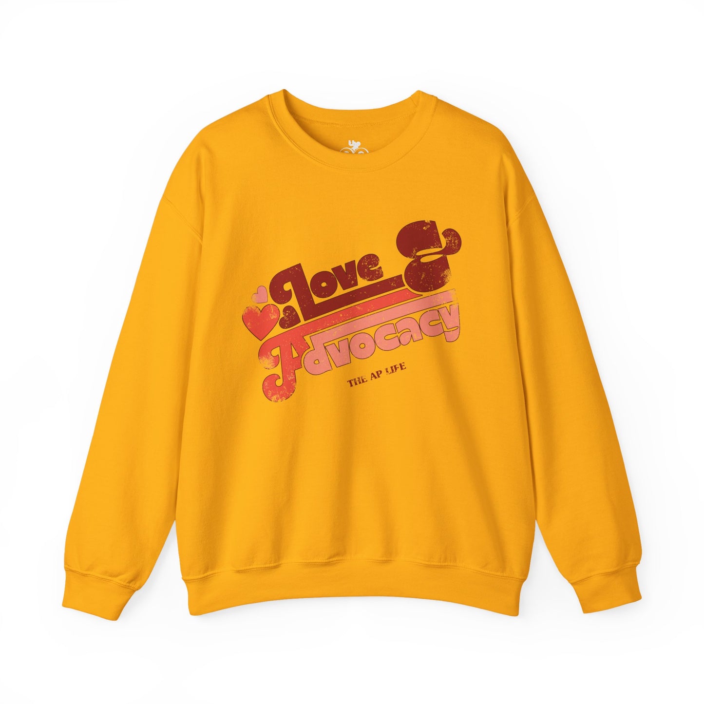 Love & Advocacy - Adult Unisex Heavy Blend™ Crewneck Sweatshirt