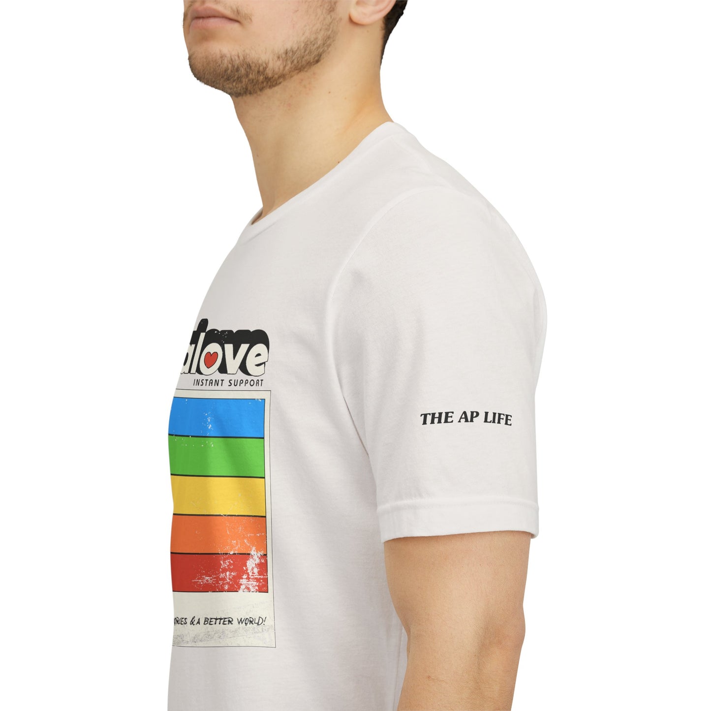 Para Love - Instant Support - Adult Unisex Jersey Short Sleeve Tee
