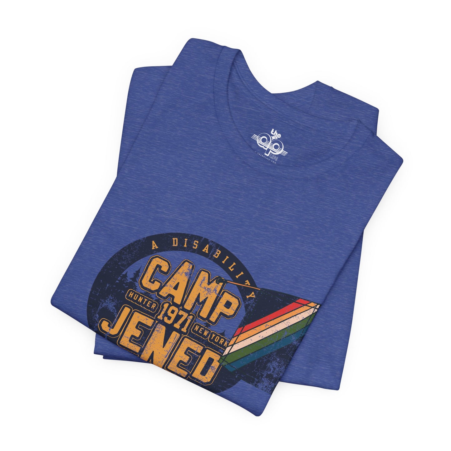Camp Jened 1971 - A Disability Revolution - Adult Unisex Jersey Short Sleeve Tee