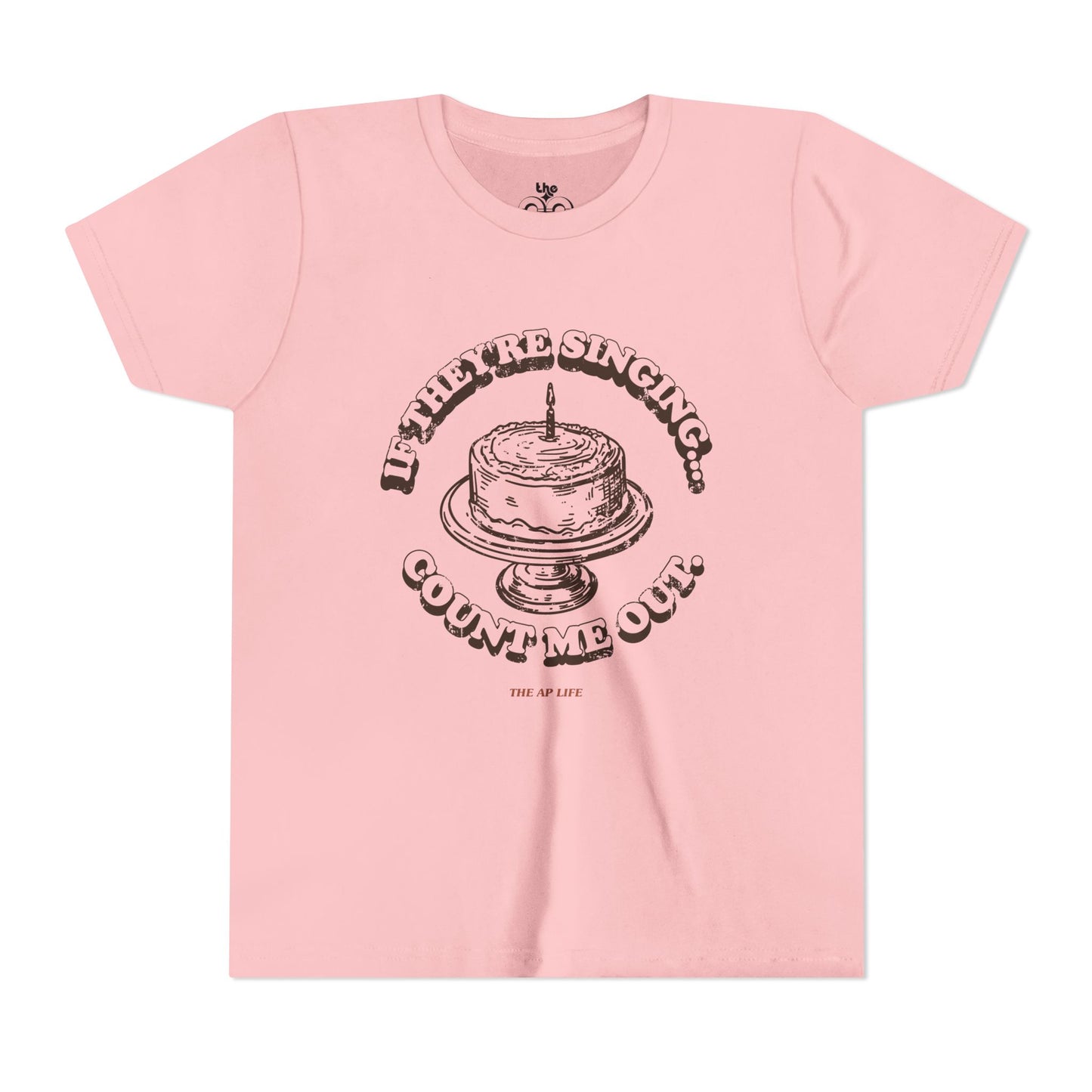 If They're Singing... Count Me Out - Unisex Youth Short Sleeve Tee