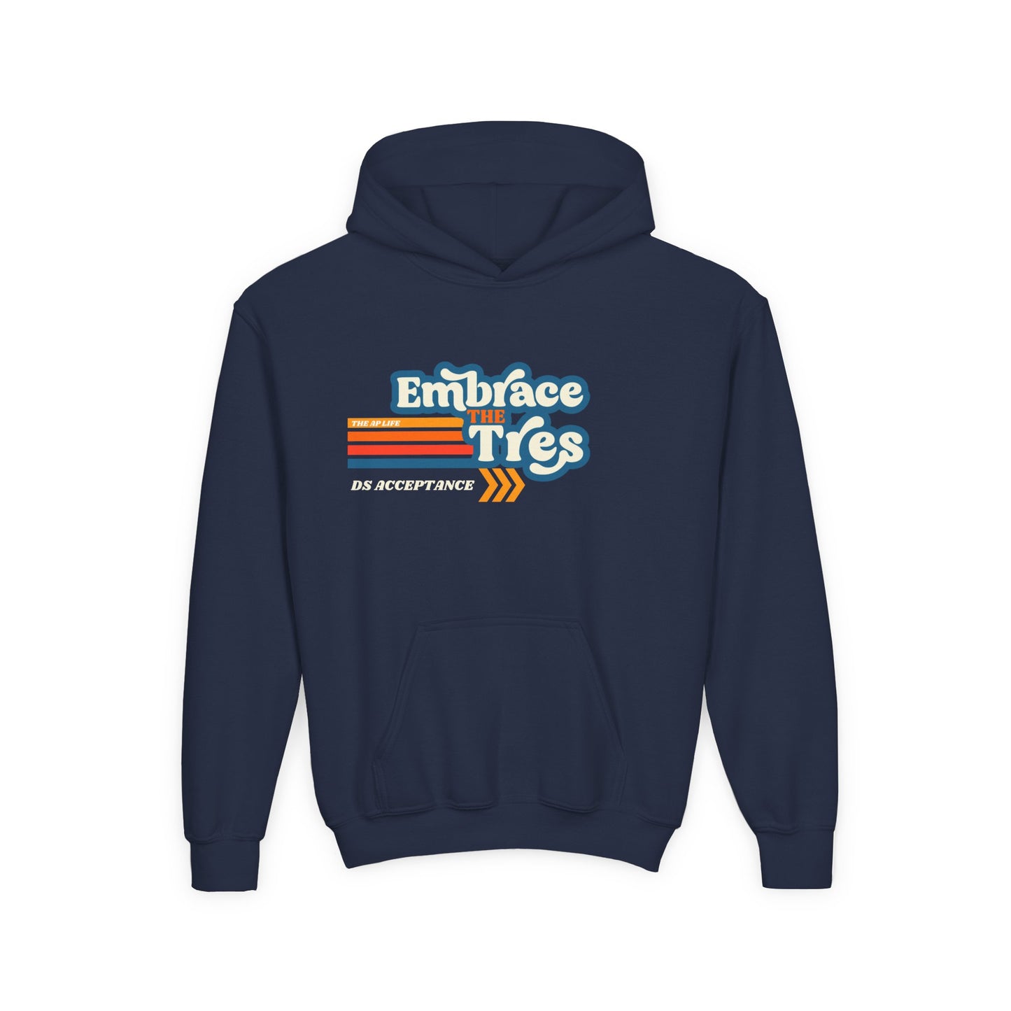 Embrace the Tres DS Awareness - Youth Unisex Hoodie