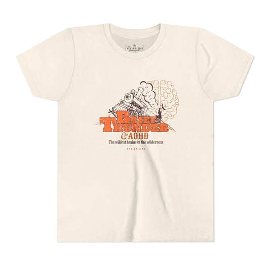 The Wildest Brains in the Wilderness - ADHD - Youth Unisex Jersey Tee