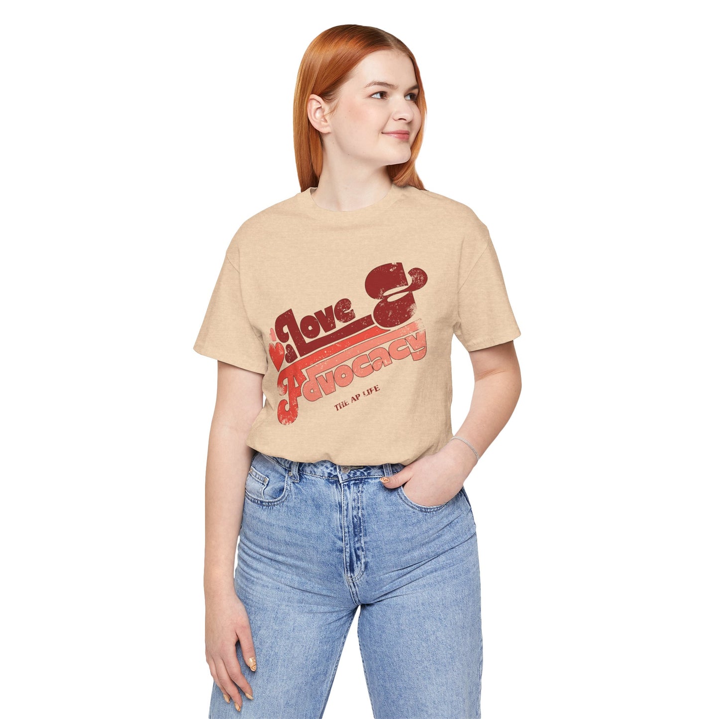 Love & Advocacy - Adult Unisex Jersey Short Sleeve Tee