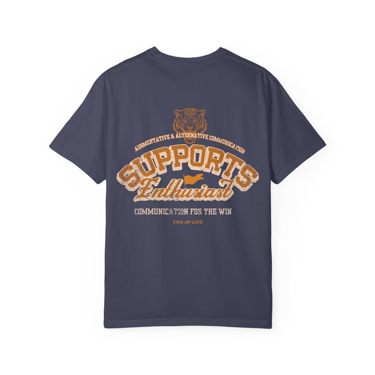AAC Supports Team Enthusiast - Communication for the Win - Adult Unisex Tee