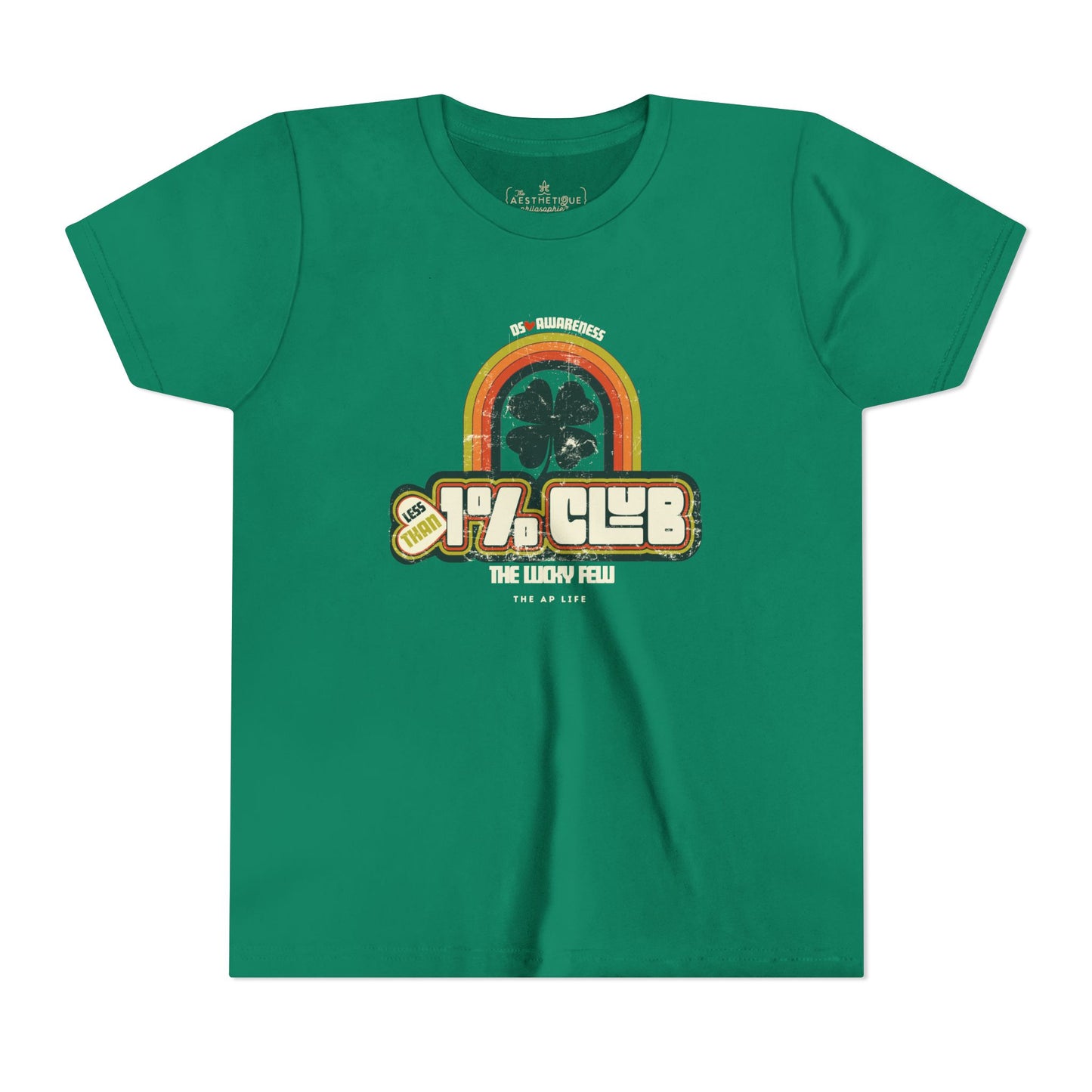 Less Than 1% Club (The Lucky Few) DS Awareness - Youth Unisex Jersey Tee