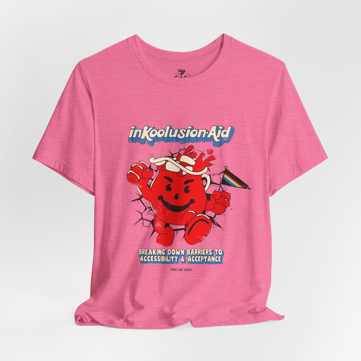 InKoolusion Aid - Breaking Down Barriers to Accessibility & Acceptance - Disability Rights - Adult Unisex Jersey Short Sleeve Tee