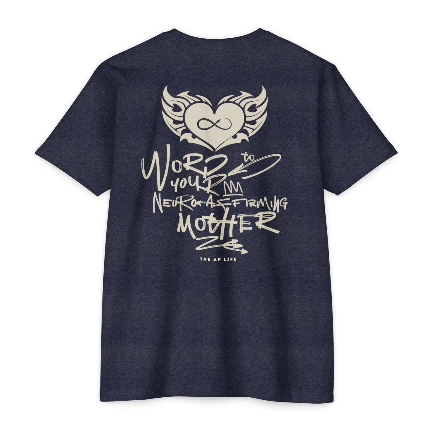 Word to your Neuro-Affirming Mother (front + back) - 90s Throwback - Adult Unisex Jersey Tee