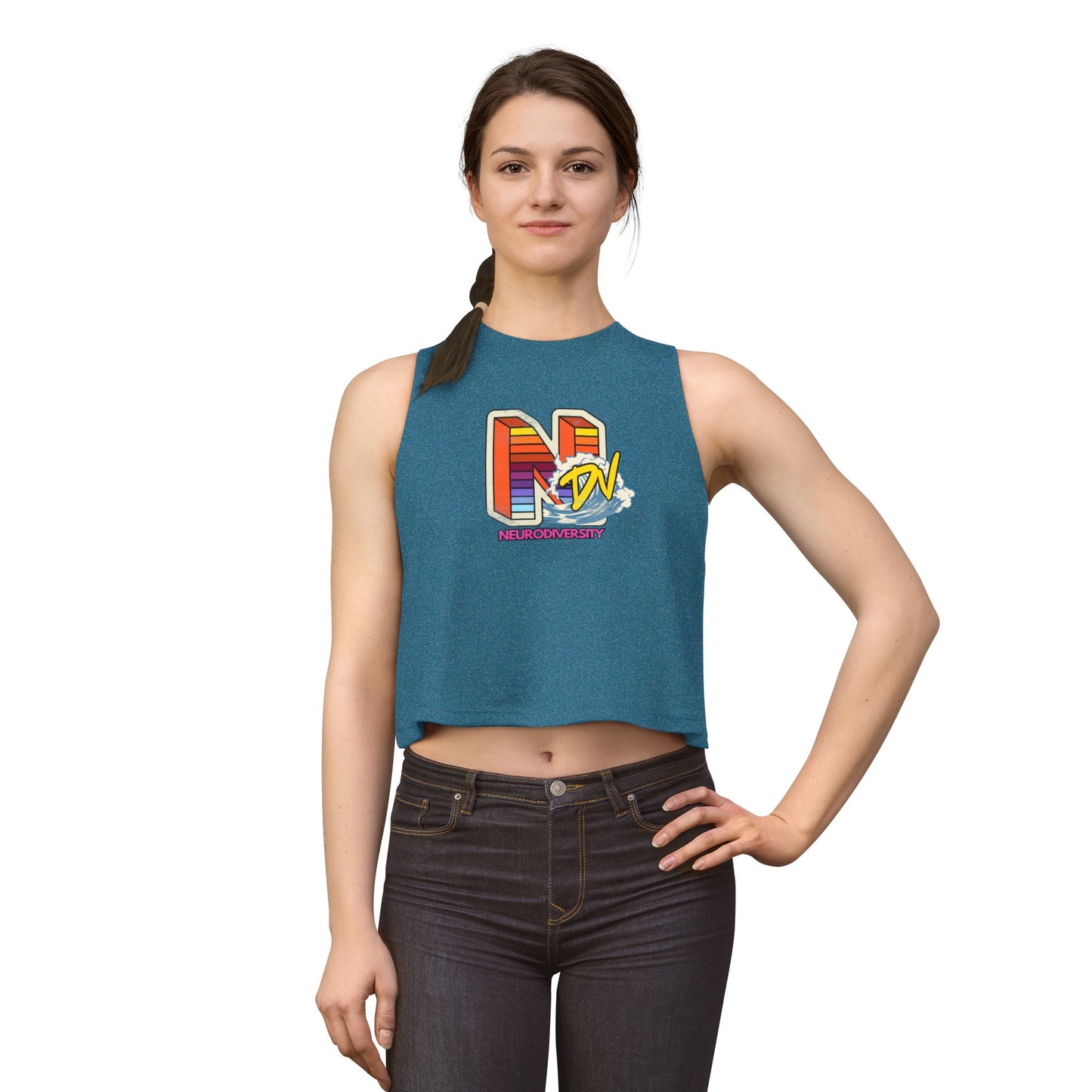 NDV - Neurodiversity - Women's Cropped Tank Top