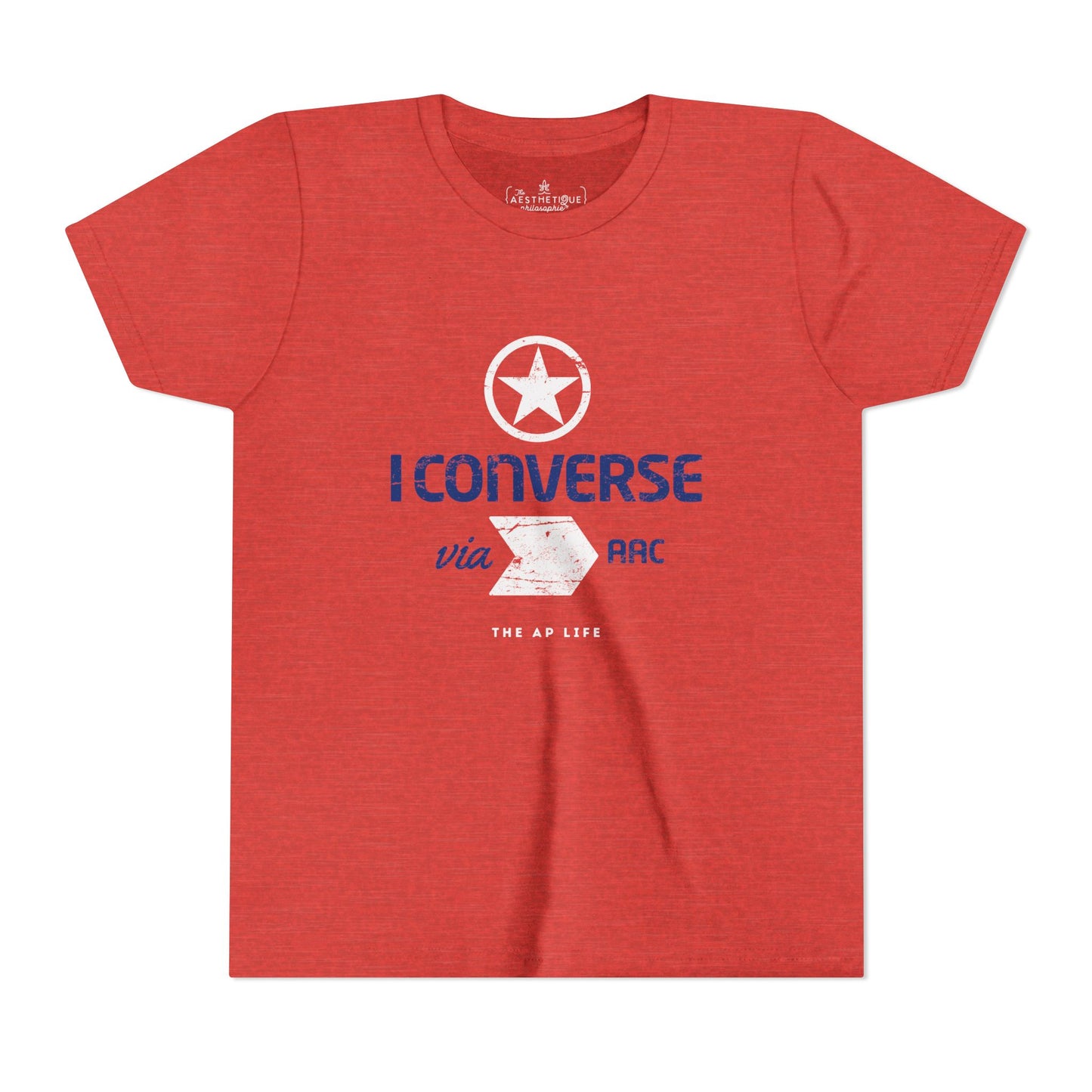 I Converse Via AAC - Youth Unisex Jersey Tee