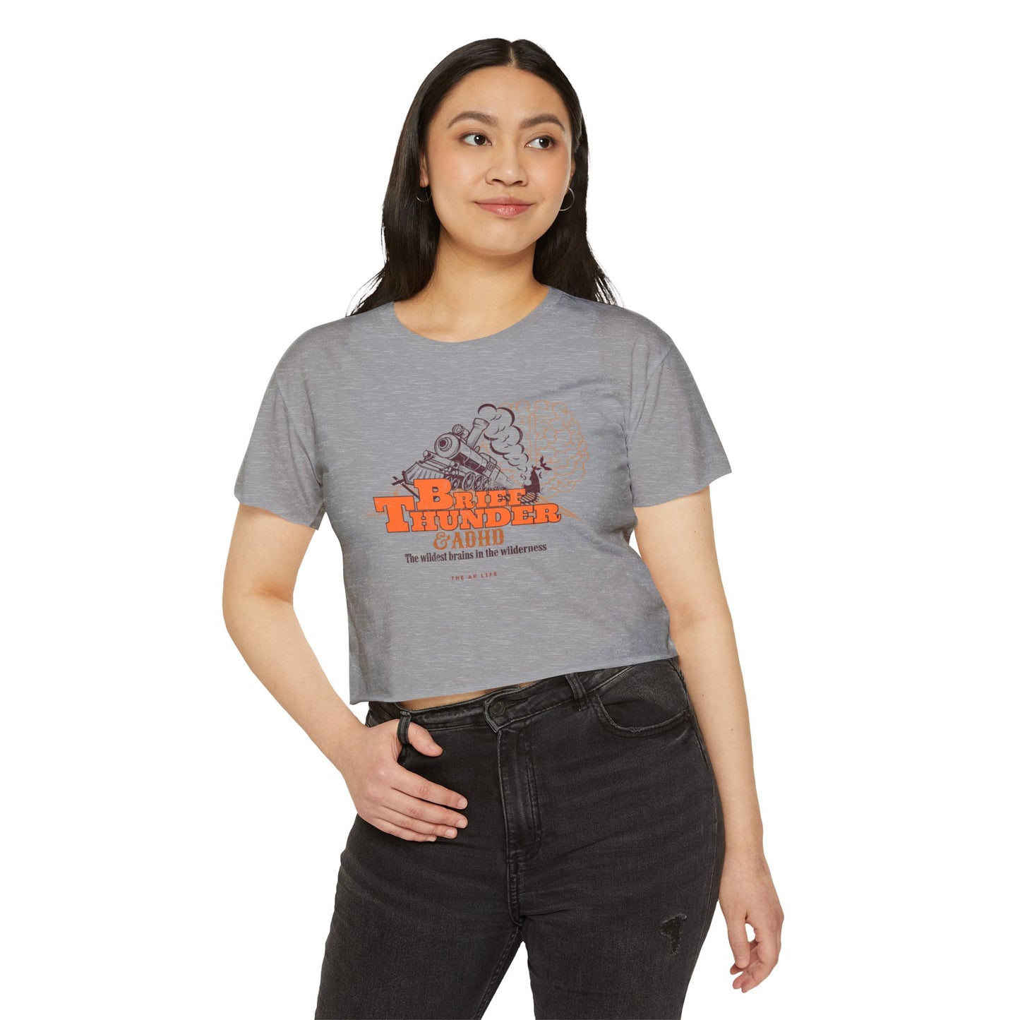 The Wildest Brains in the Wilderness - ADHD - Women's Crop Top