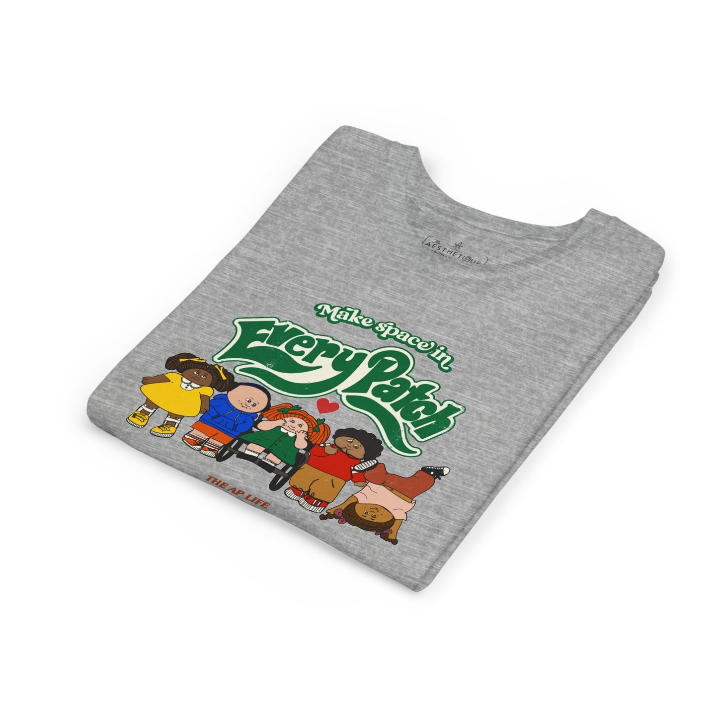 Make Space in Every Patch - Inclusion Matters - Youth Unisex Short Sleeve Tee