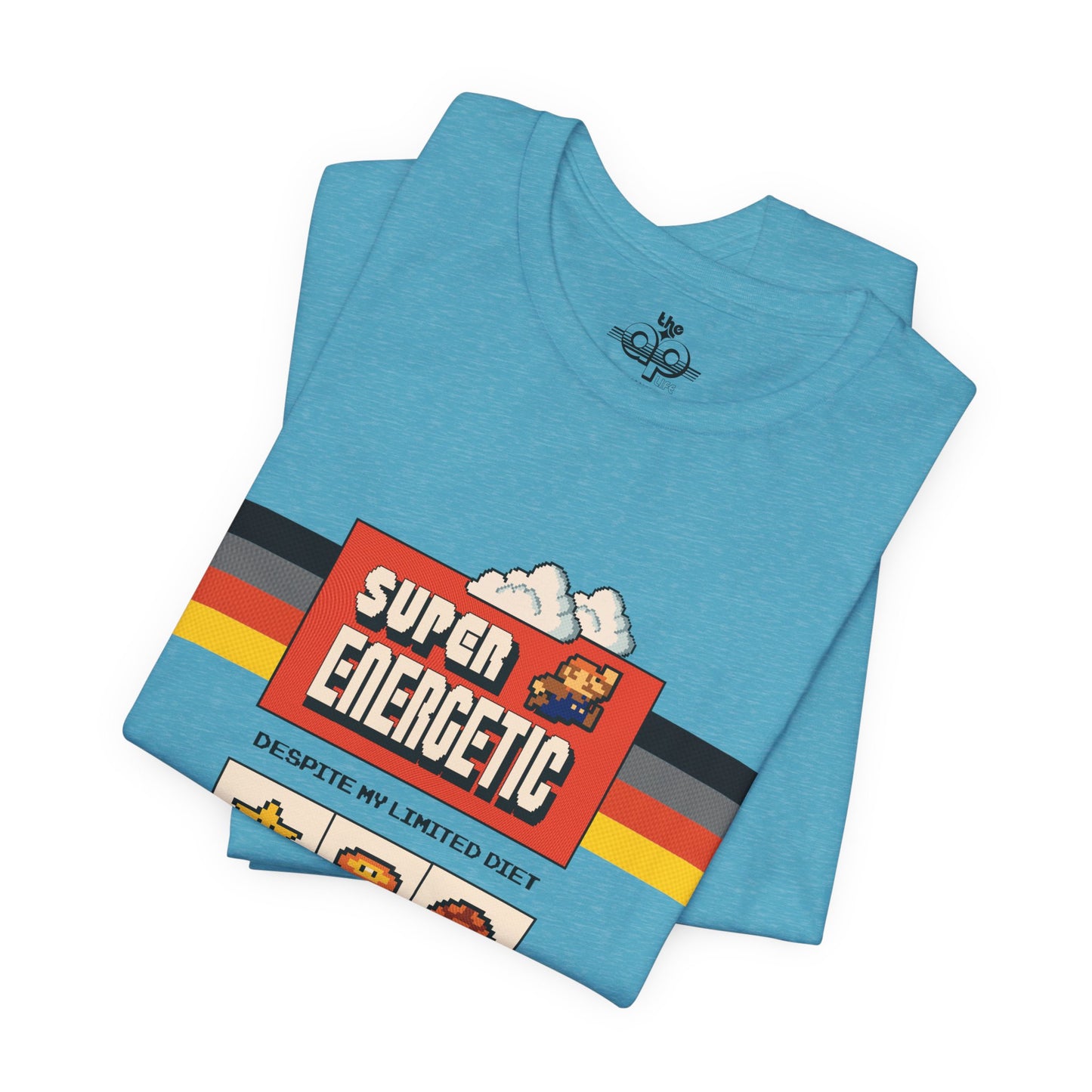Super Energetic, Despite My Limited Diet - Adult Unisex Jersey Short Sleeve Tee