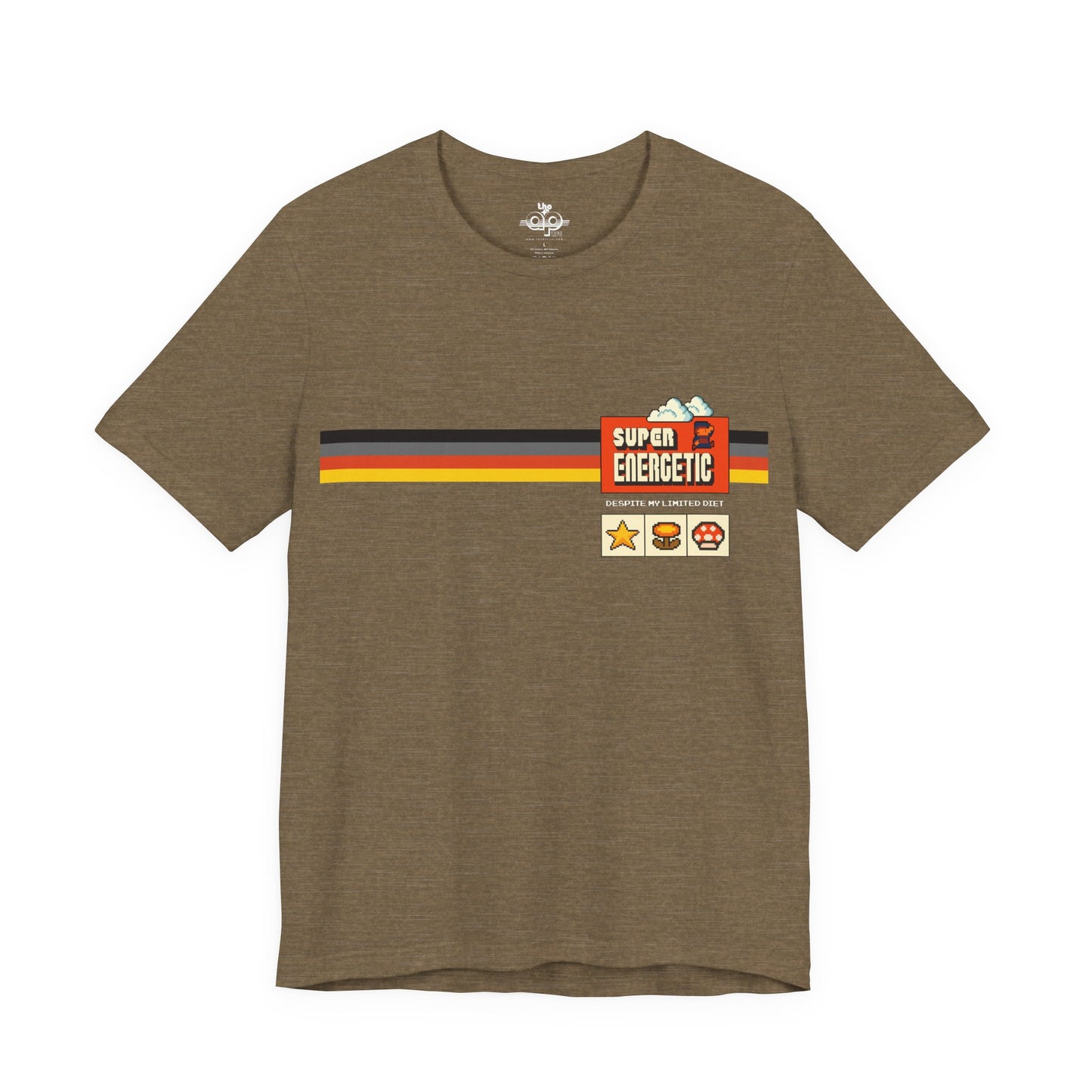 Super Energetic Despite My Limited Diet - Adult Unisex Jersey Short Sleeve Tee
