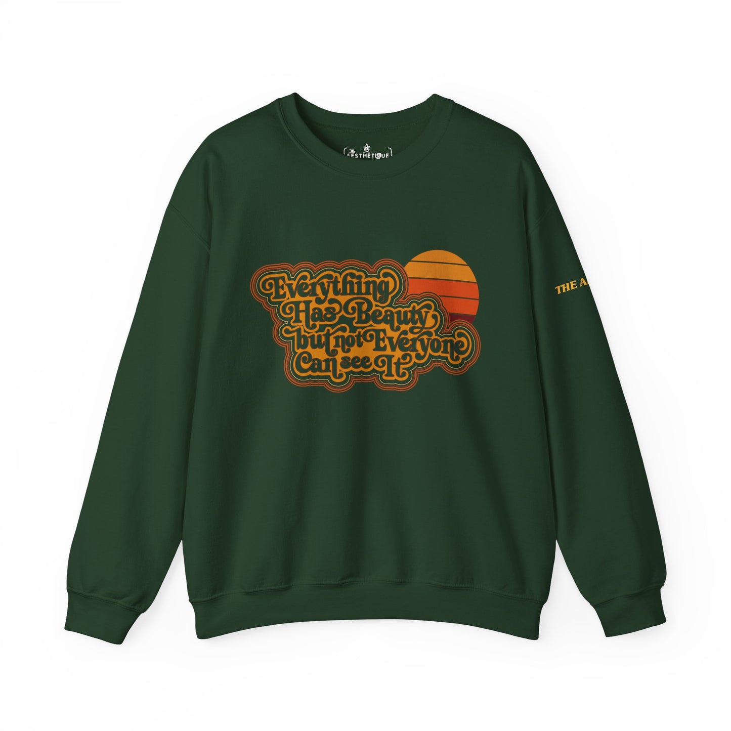 Everything has Beauty but not Everyone can see it - Confucius - Unisex Heavy Blend™ Crewneck Sweatshirt