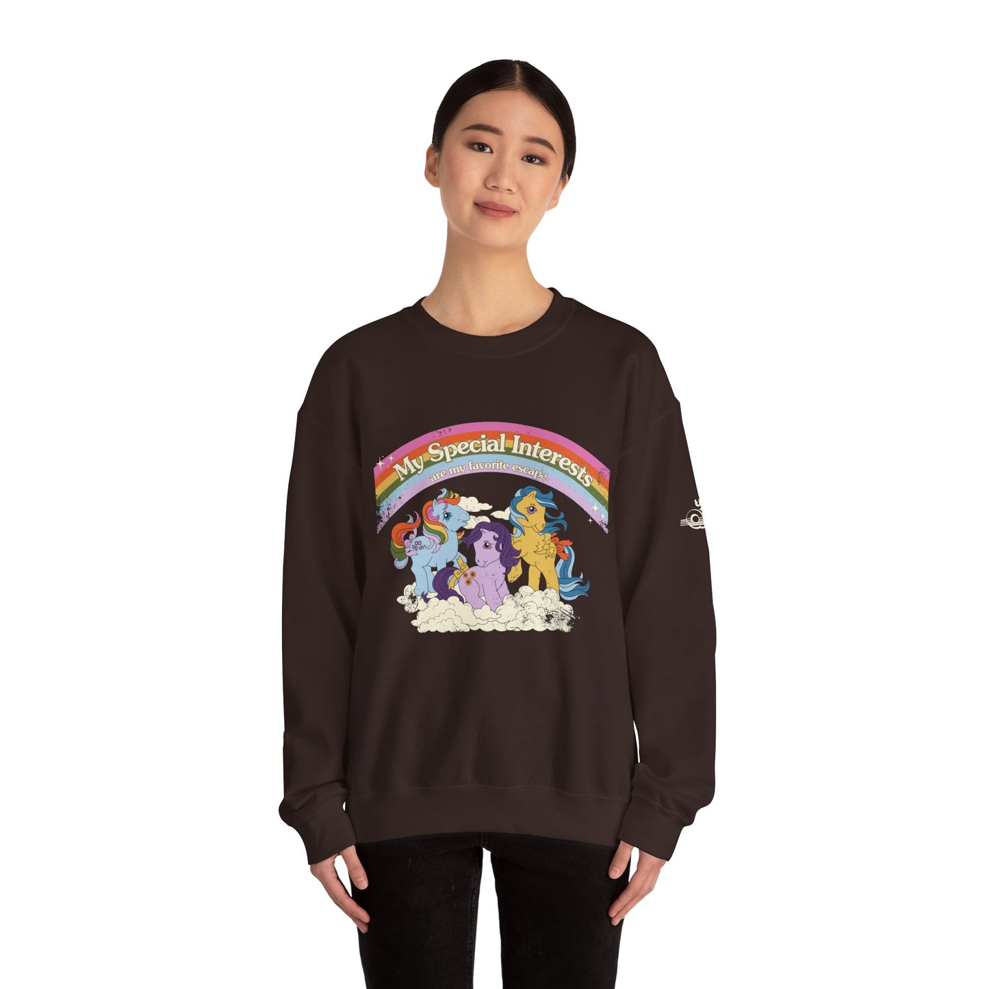 My Special Interests are my Favorite Escape - Adult Unisex Heavy Blend™ Crewneck Sweatshirt