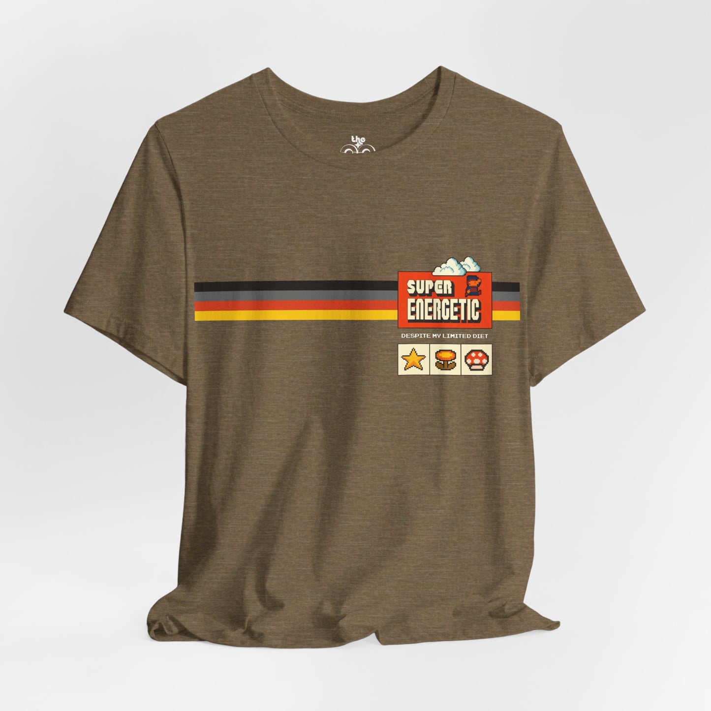Super Energetic Despite My Limited Diet - Adult Unisex Jersey Short Sleeve Tee