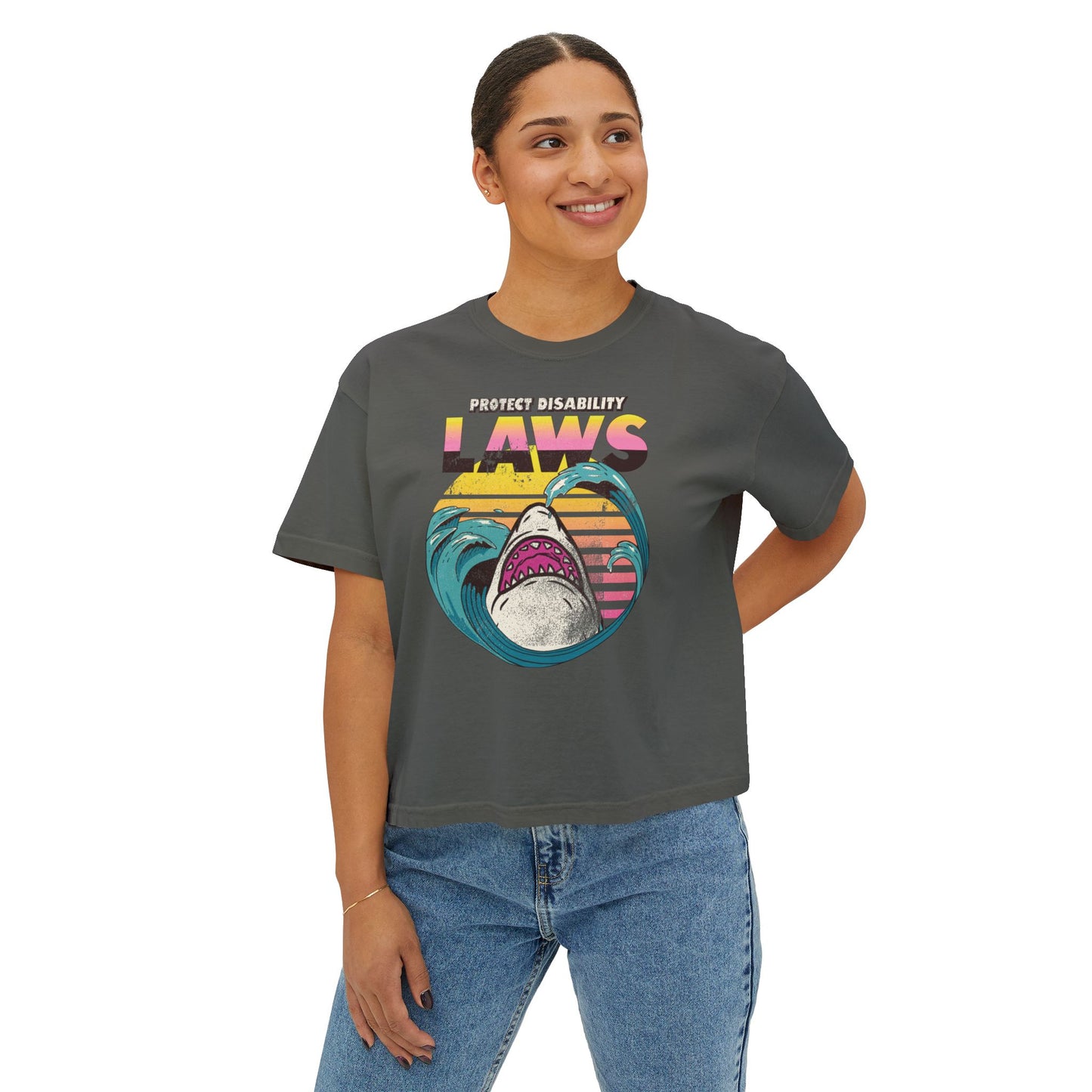 Protect Disability Laws - Women's Boxy Tee