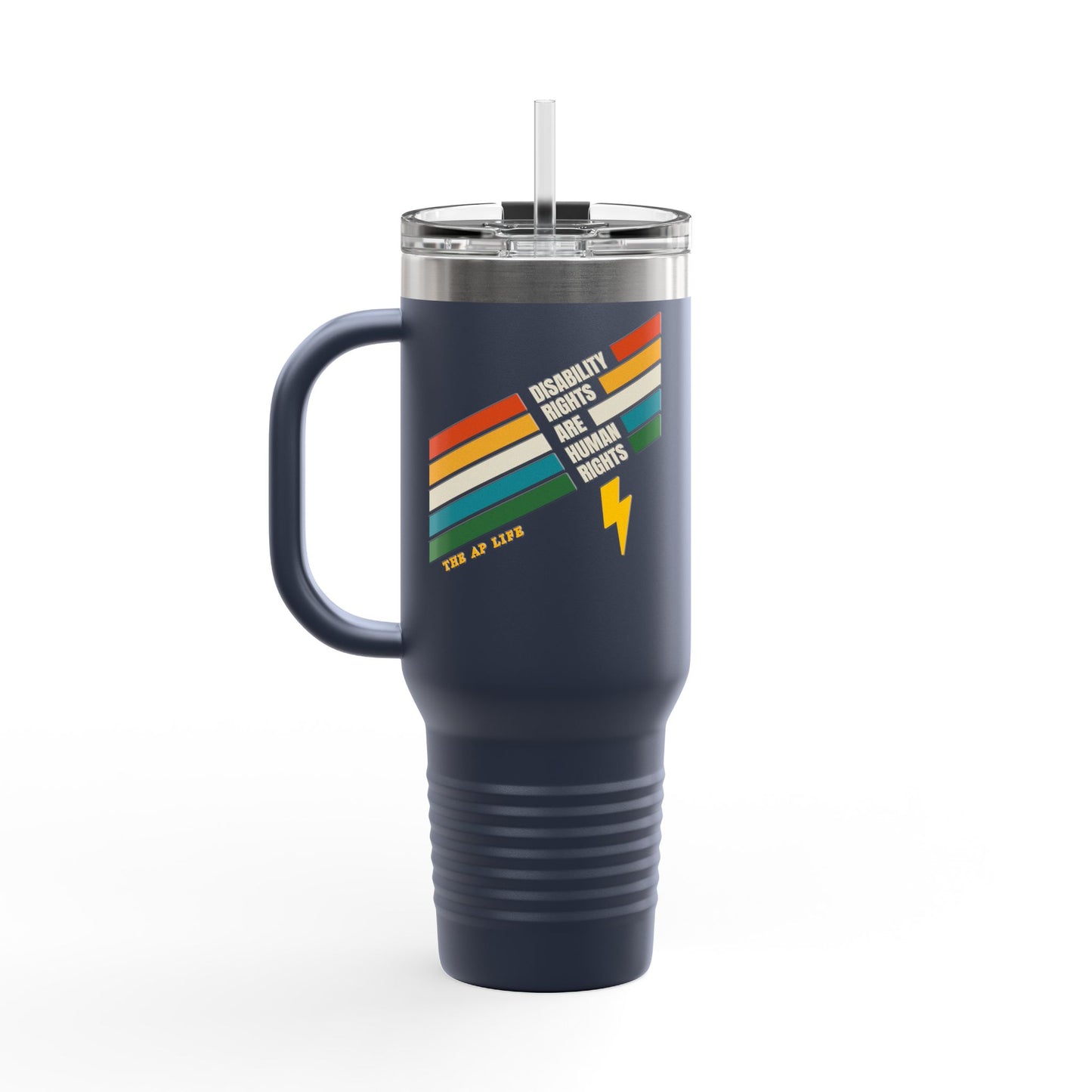 Disability Rights Are Human Rights - 40oz Insulated Tumbler