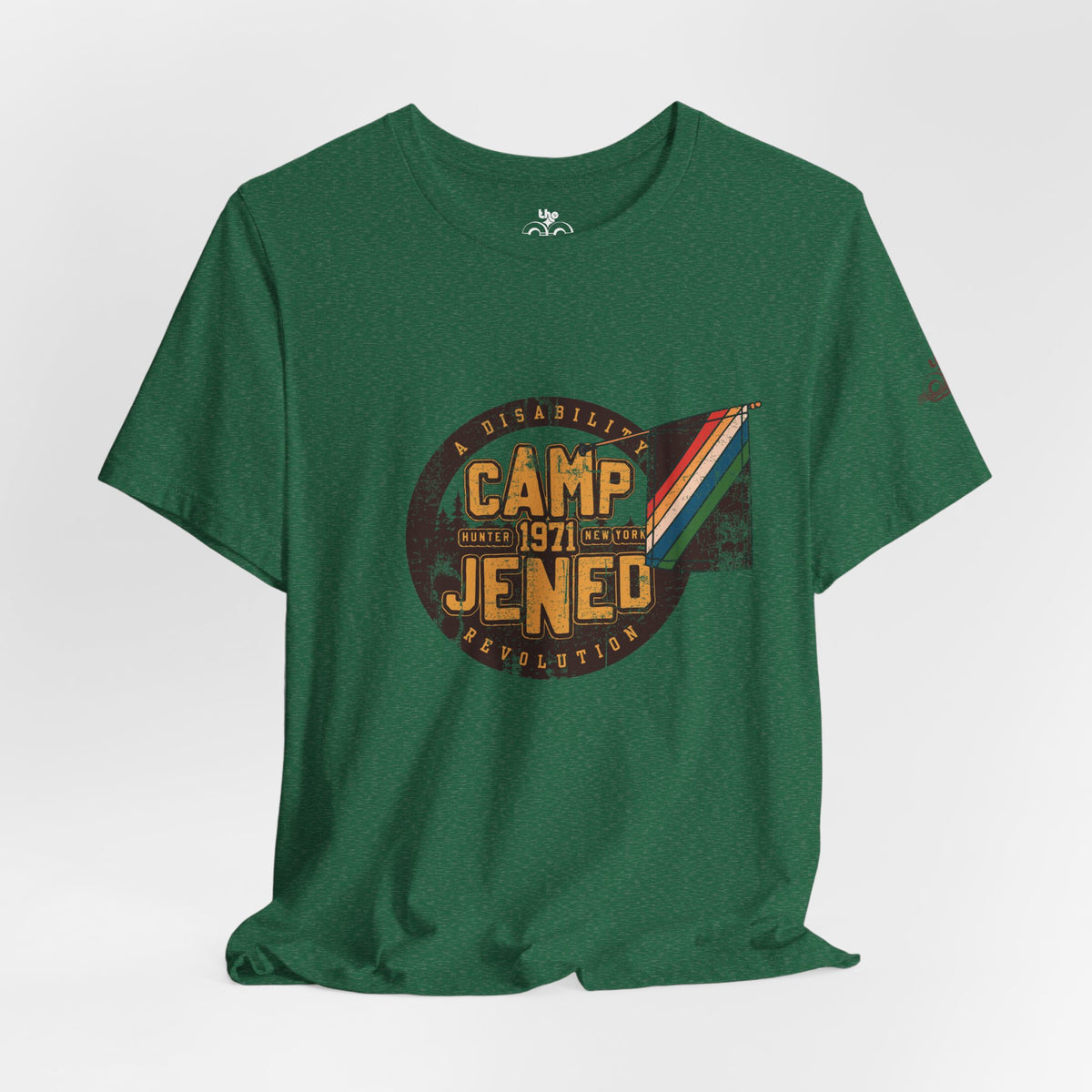 Camp Jened 1971 - A Disability Revolution - Adult Unisex Jersey Short Sleeve Tee