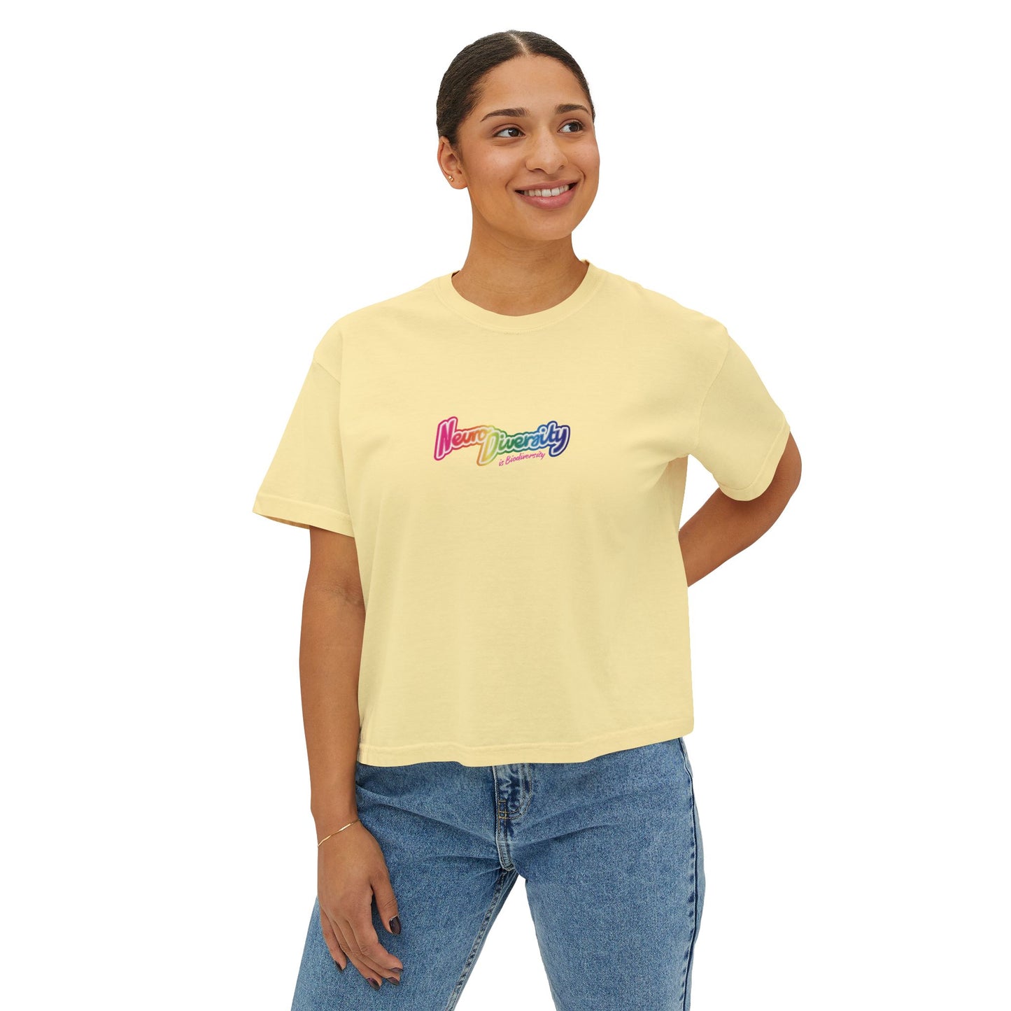 Neurodiversity is Biodiversity - Women's Boxy Tee