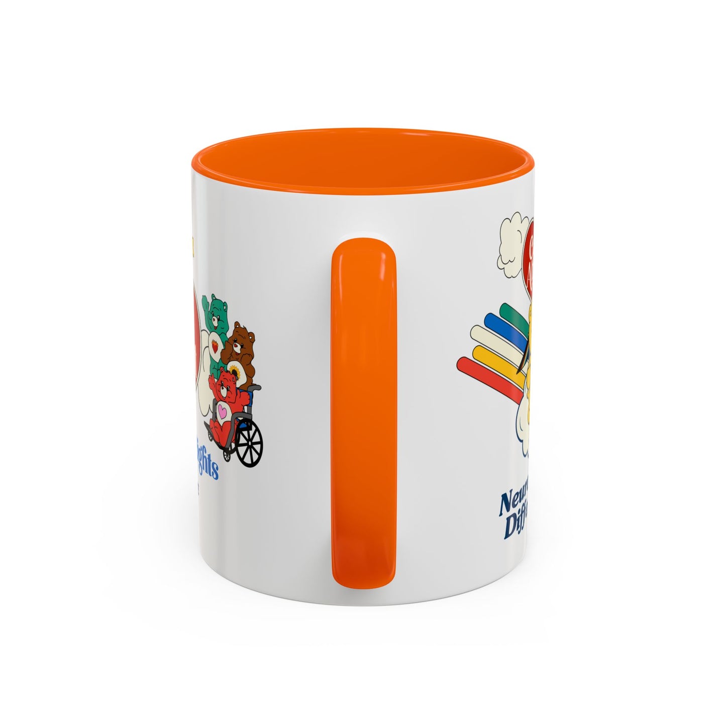 Care About Neurological Differences - Disability Rights - Accent Coffee Mug (11, 15oz)