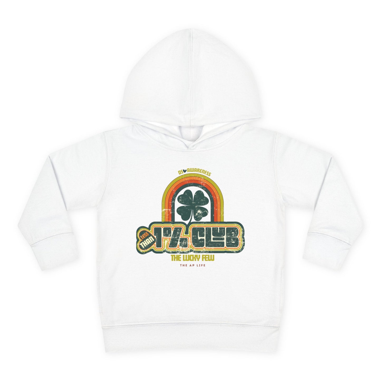 Less Than 1% Club (The Lucky Few) DS Awareness - Toddler Pullover Fleece Hoodie