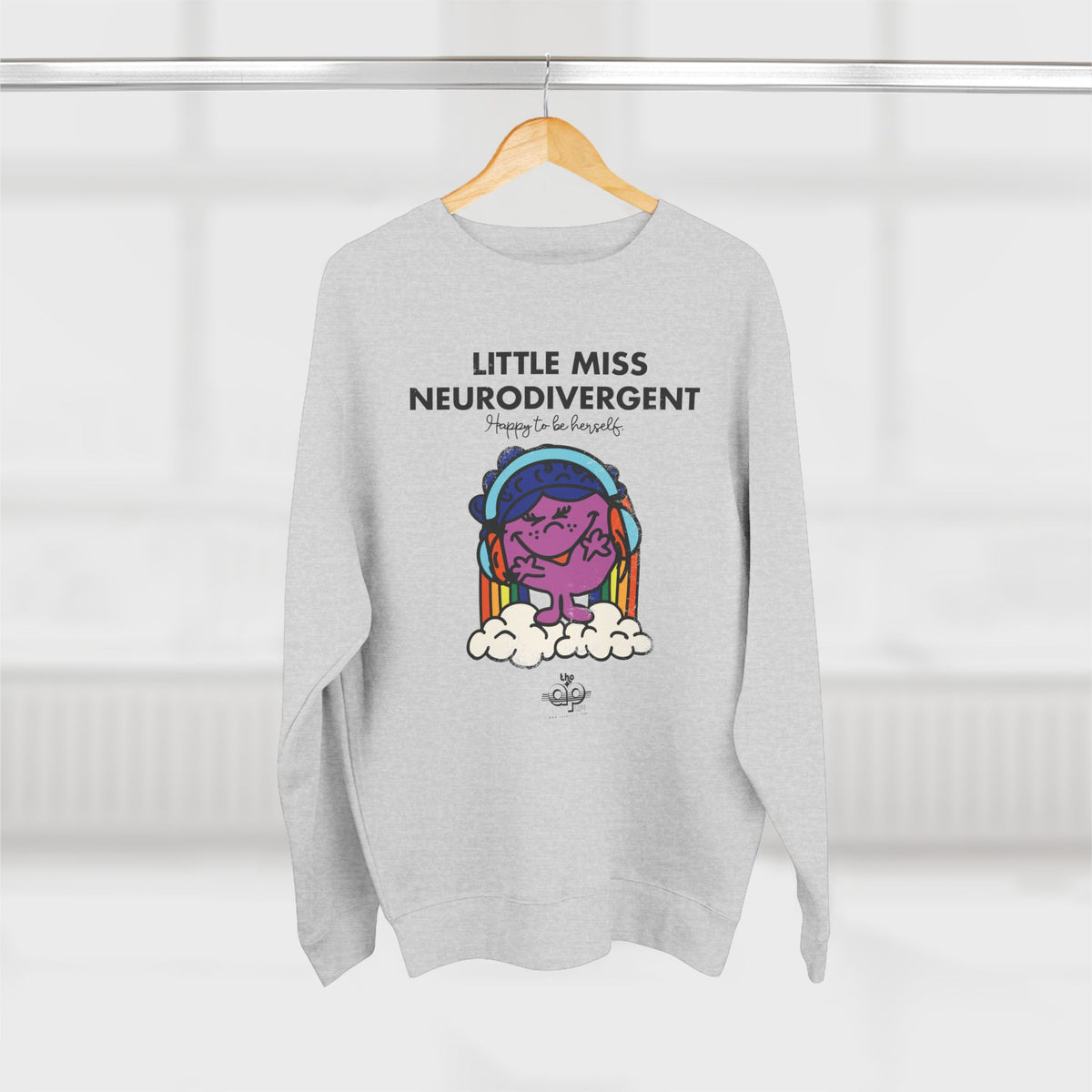 Little Miss Neurodivergent - Adult Unisex Crewneck Sweatshirt