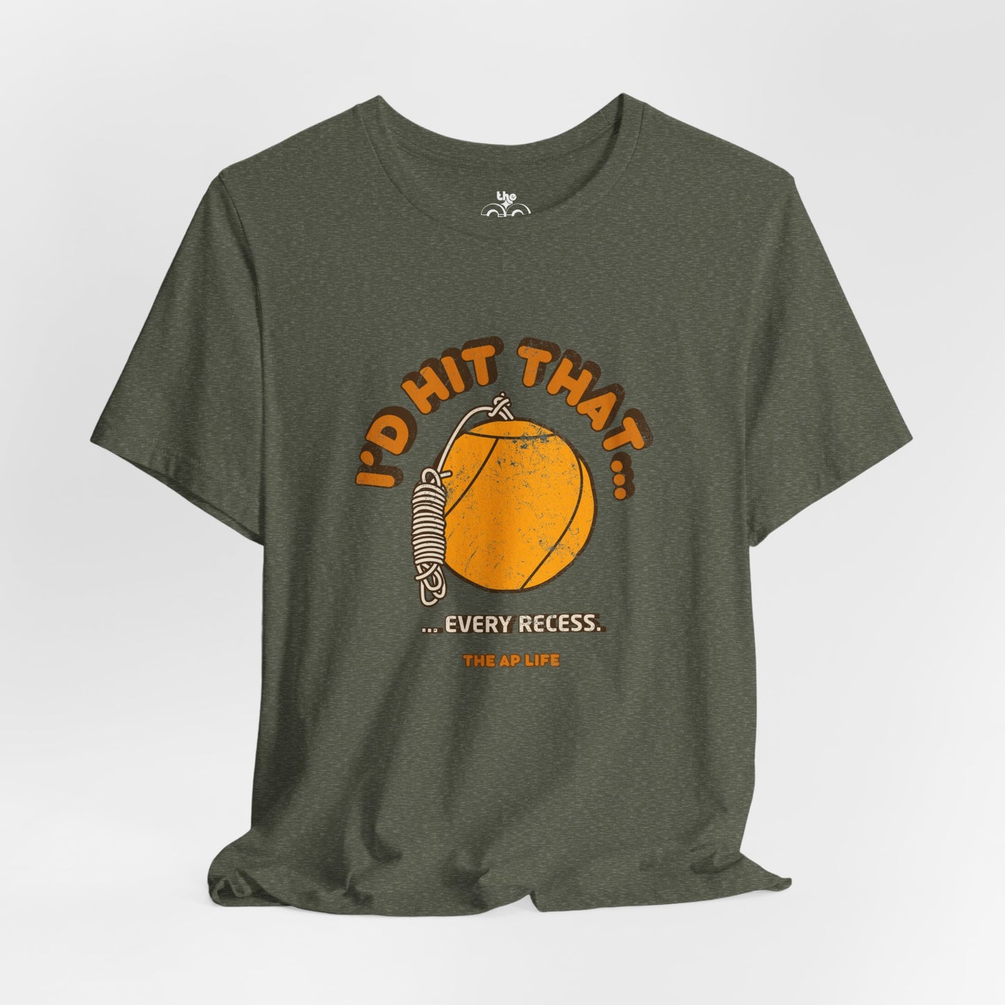 I'd Hit That Every Recess - Adult Unisex Jersey Short Sleeve Tee
