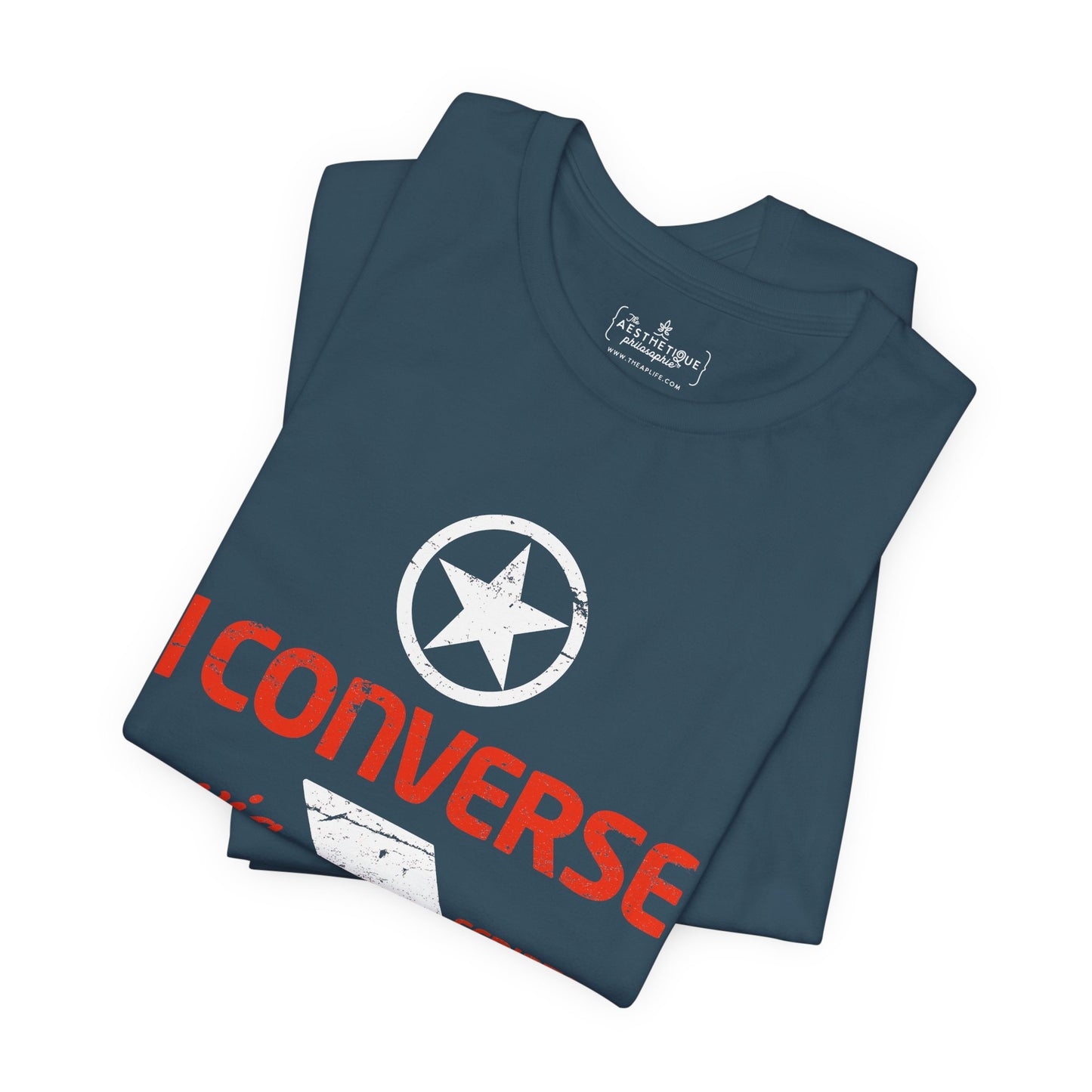 I Converse Via Scripts - GLP - Adult Unisex Jersey Tee