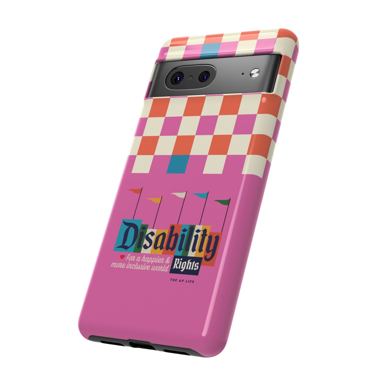 Disability Rights for a Happier & More Inclusive World - Android Phone Case for Google Pixel & Samsung Phones