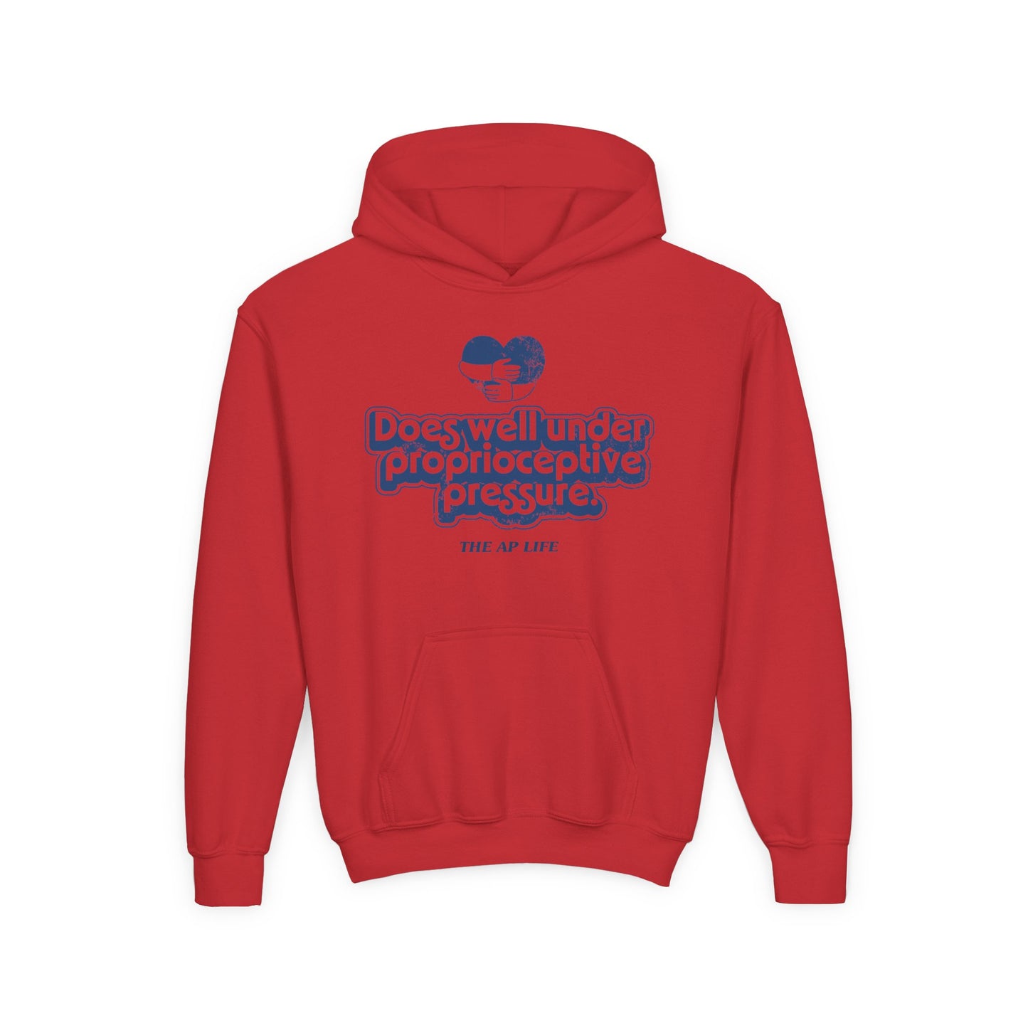 Does Well Under Proprioceptive Pressure - Sensory Input - Youth Heavy Blend Hooded Sweatshirt