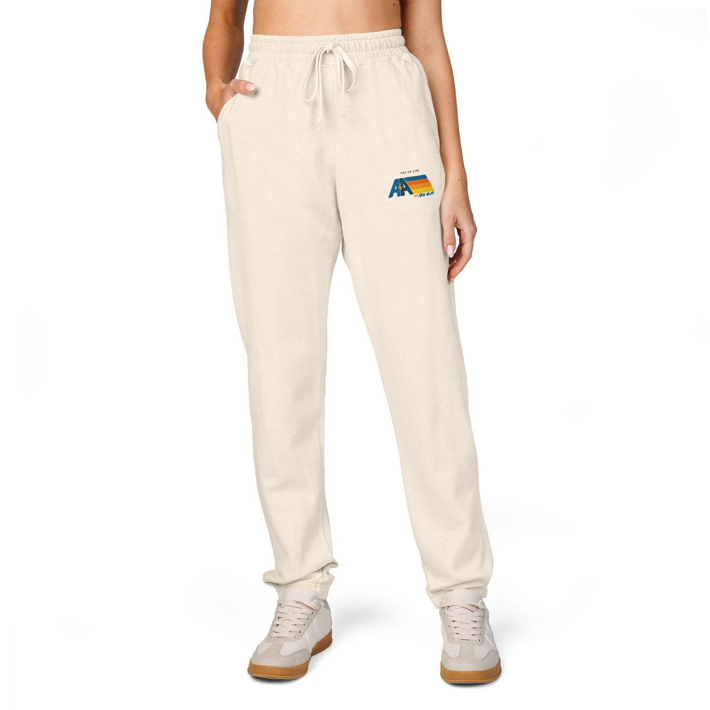 Autism Advocate - Retro Vibe - Adult Unisex Fleece Joggers