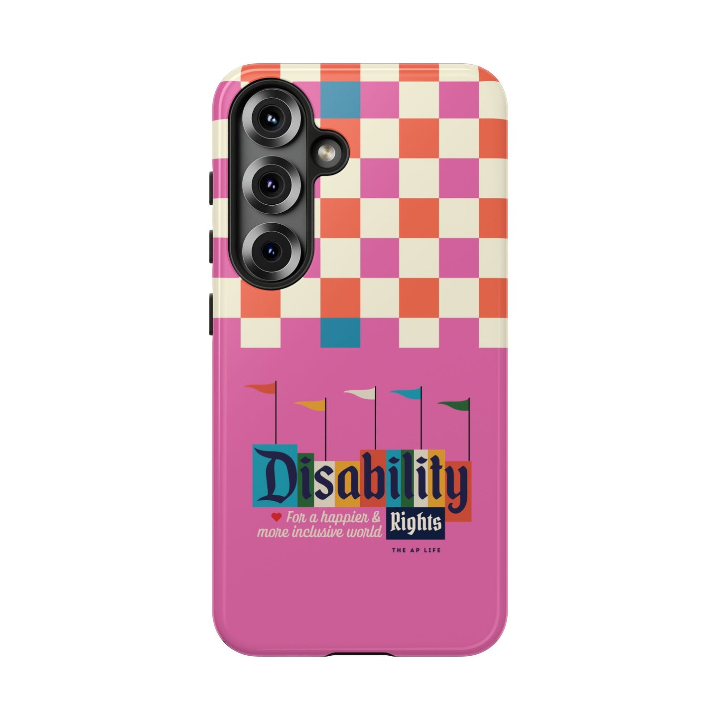 Disability Rights for a Happier & More Inclusive World - Android Phone Case for Google Pixel & Samsung Phones