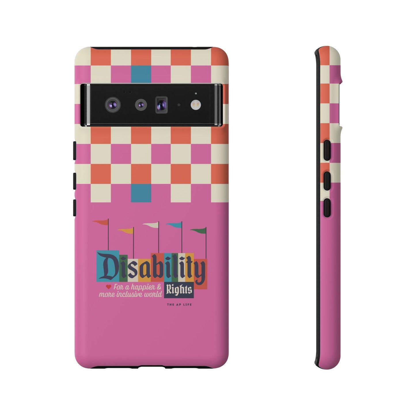 Disability Rights for a Happier & More Inclusive World - Android Phone Case for Google Pixel & Samsung Phones
