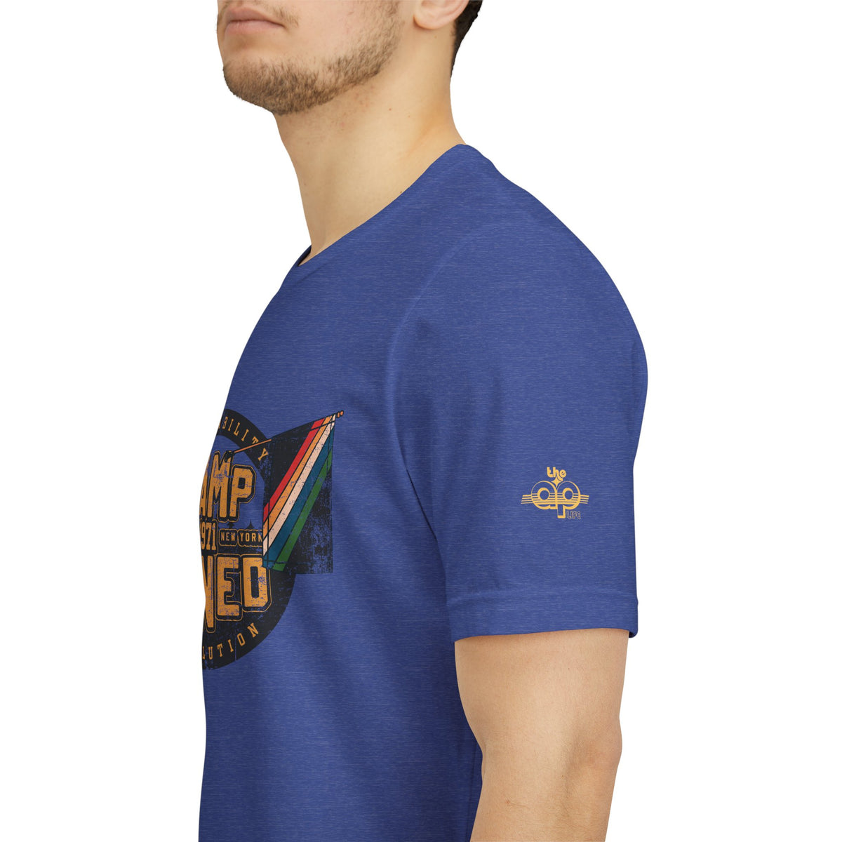 Camp Jened 1971 - A Disability Revolution - Adult Unisex Jersey Short Sleeve Tee
