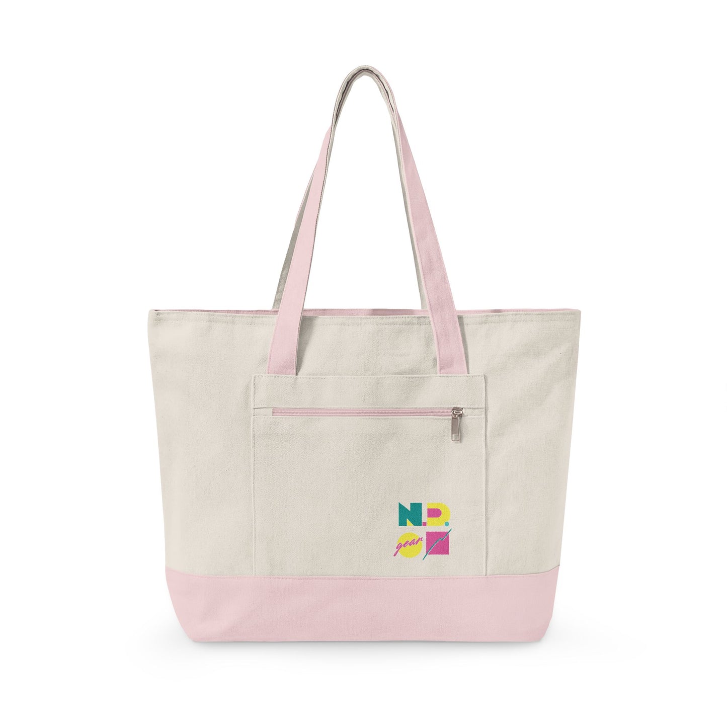 N.D. Gear - Fidgets, Snacks, Devices - Zippered Canvas Tote