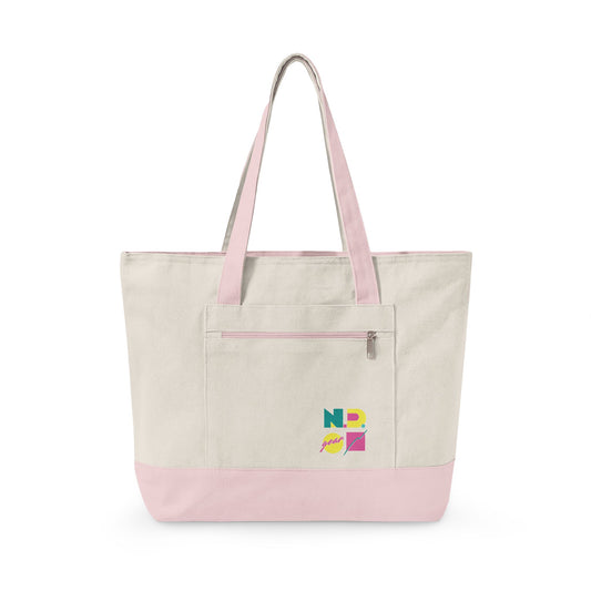 N.D. Gear - Fidgets, Snacks, Devices - Zippered Canvas Tote