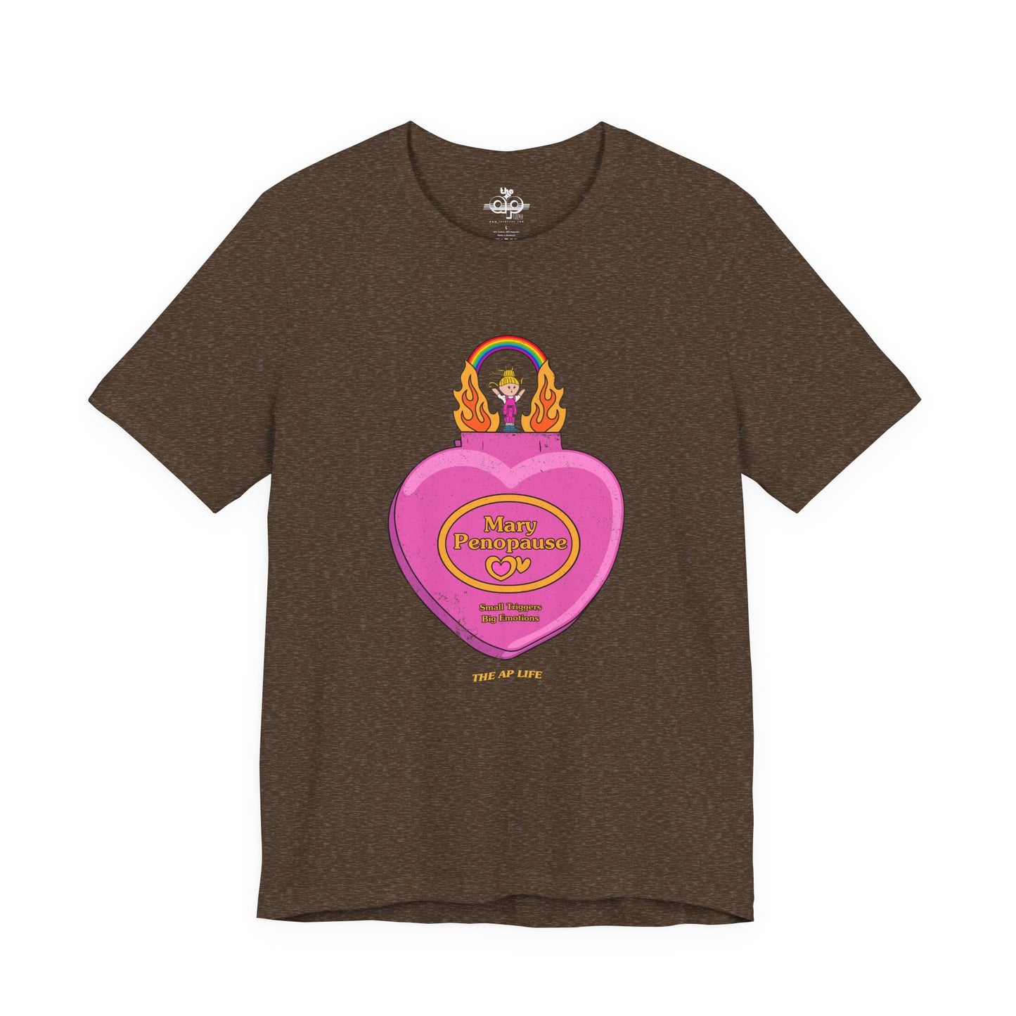 Mary Penopause - Small Triggers, Big Emotions - Adult Unisex Jersey Short Sleeve Tee