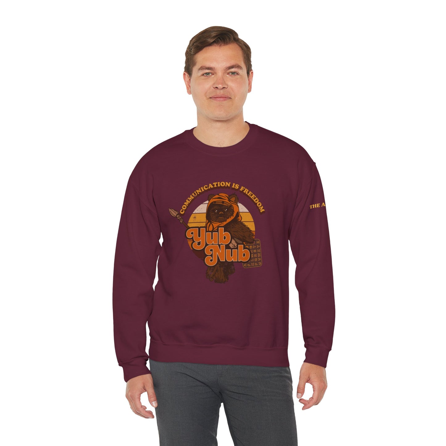 Communication is Freedom - Yub Nub - S2C - Unisex Heavy Blend™ Crewneck Sweatshirt (Ships Internationally)
