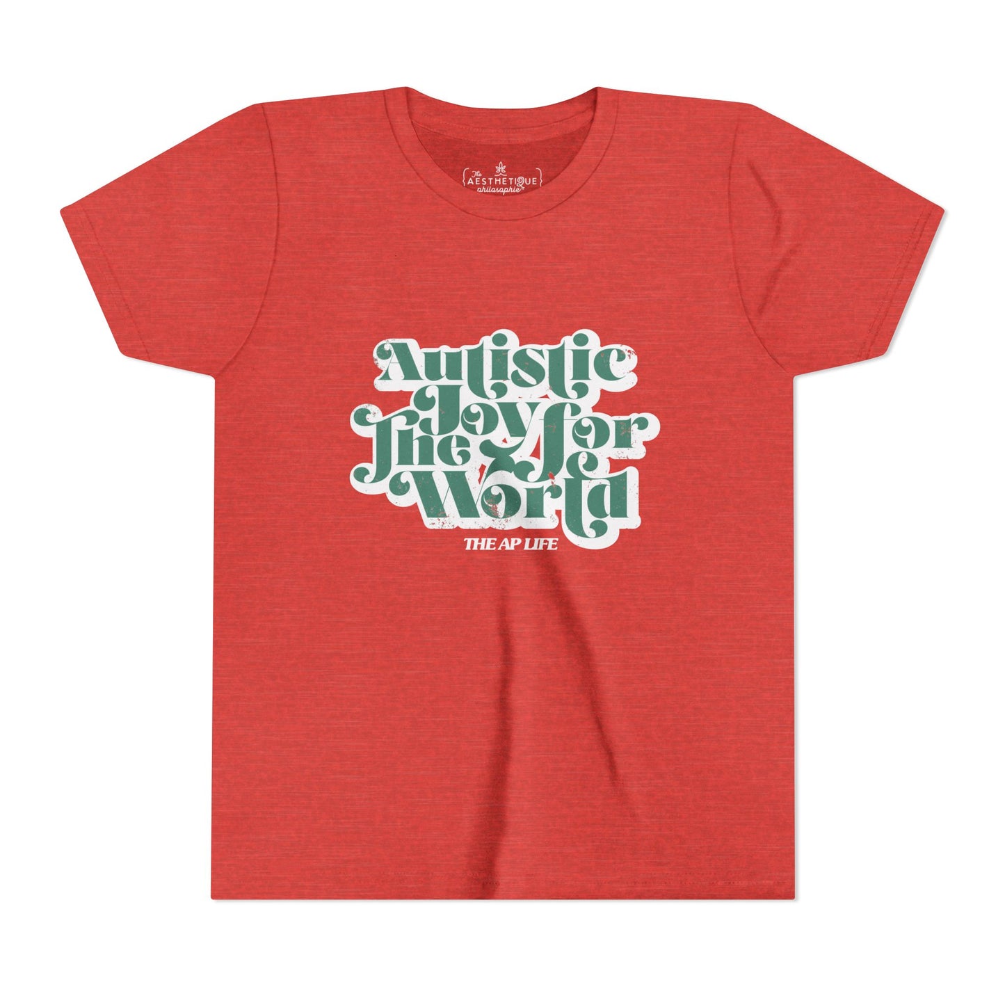 Autistic Joy for the World - Youth Unisex Jersey Tee