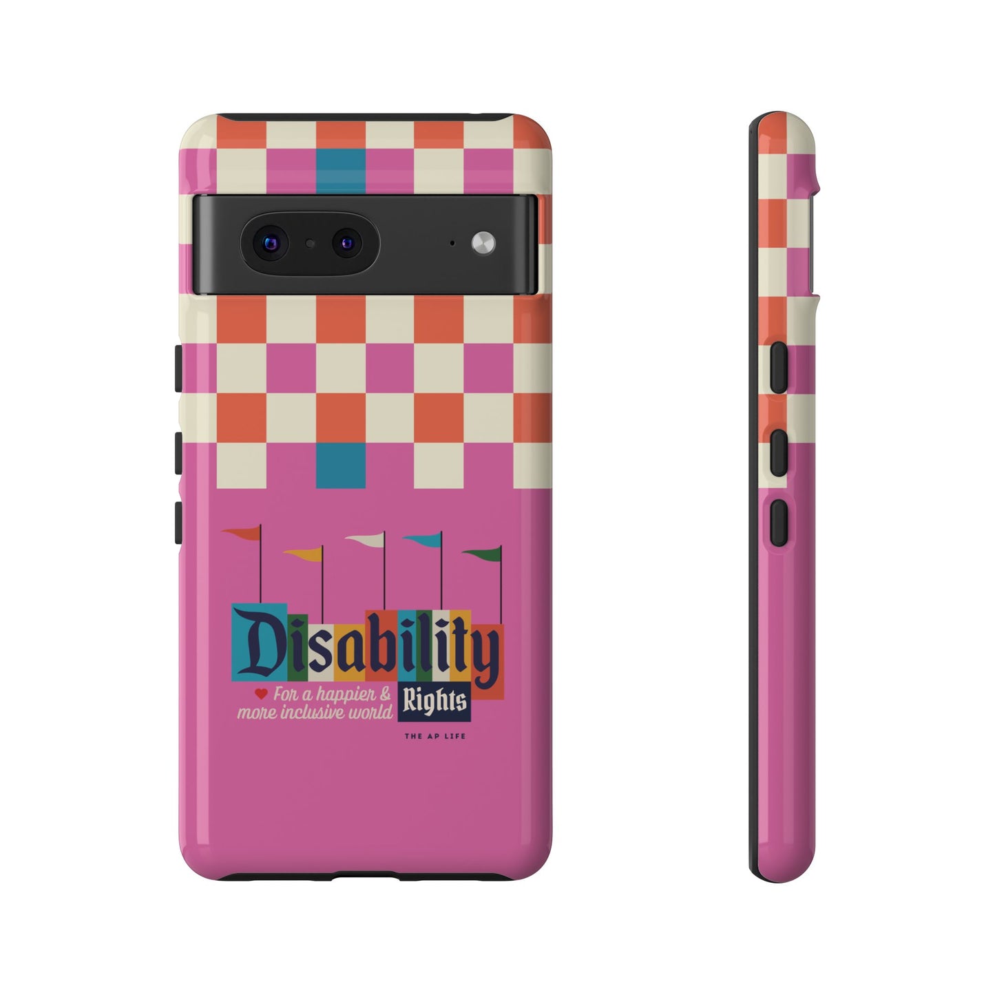 Disability Rights for a Happier & More Inclusive World - Android Phone Case for Google Pixel & Samsung Phones