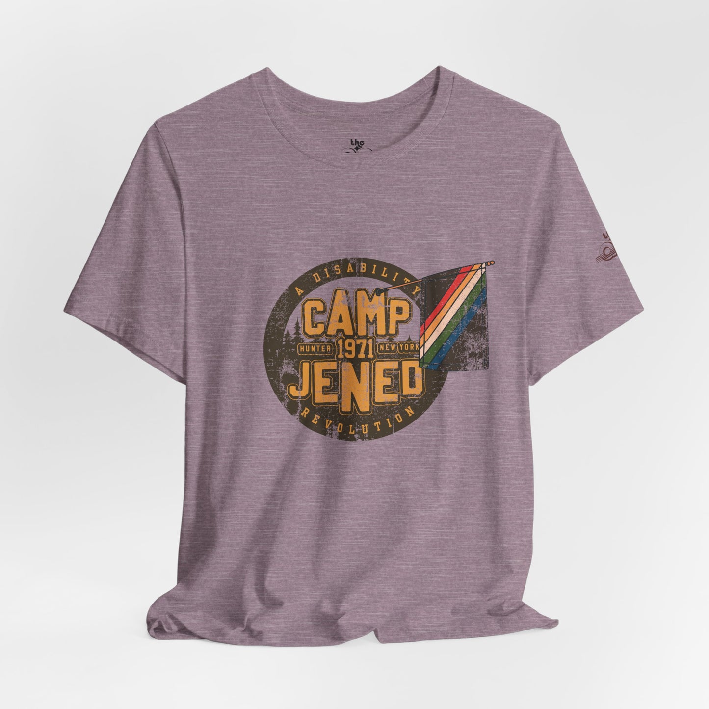 Camp Jened 1971 - A Disability Revolution - Adult Unisex Jersey Short Sleeve Tee