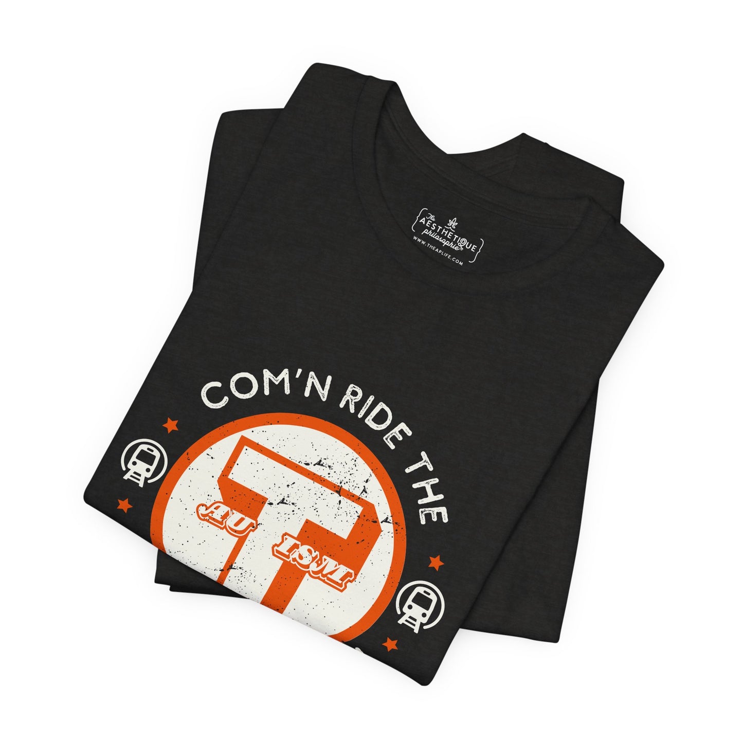C'mon Ride The Autism Advocacy Train - Adult Unisex Jersey Tee