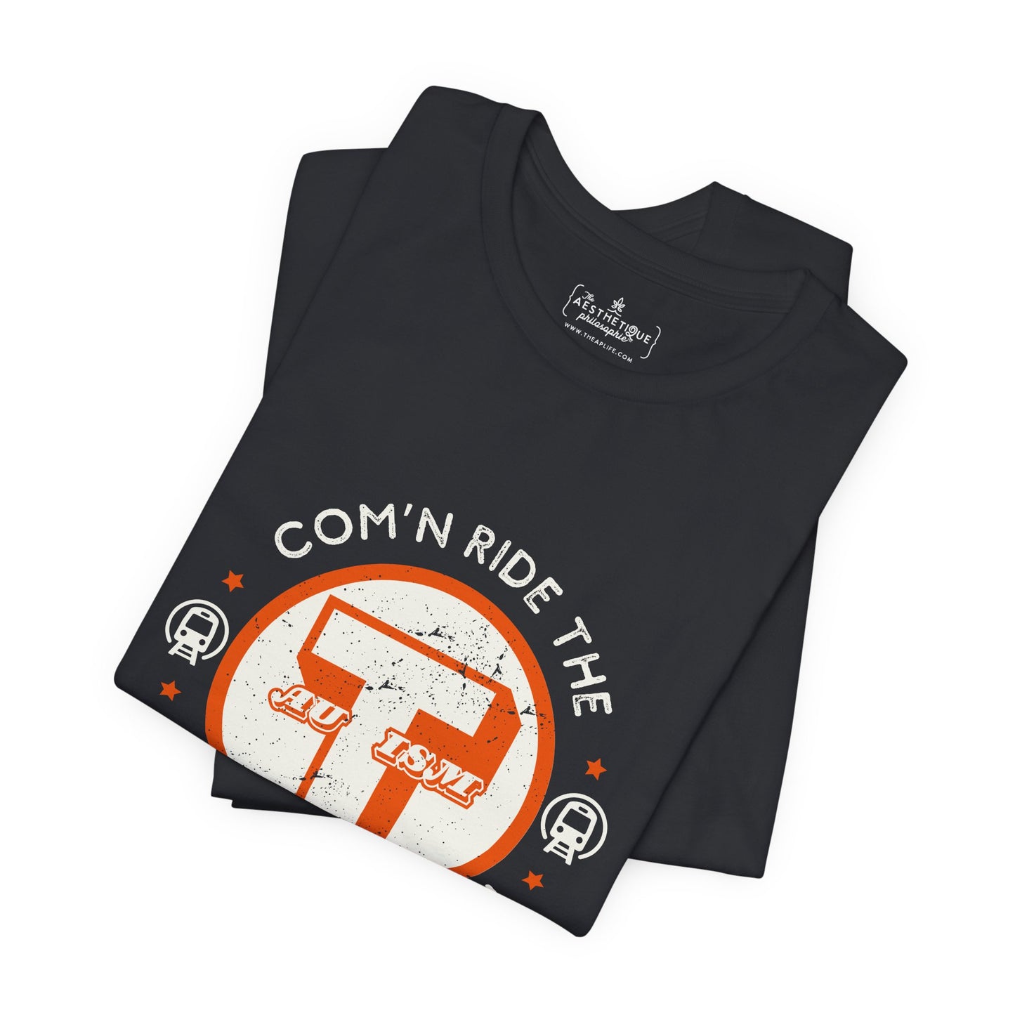 C'mon Ride The Autism Advocacy Train - Adult Unisex Jersey Tee