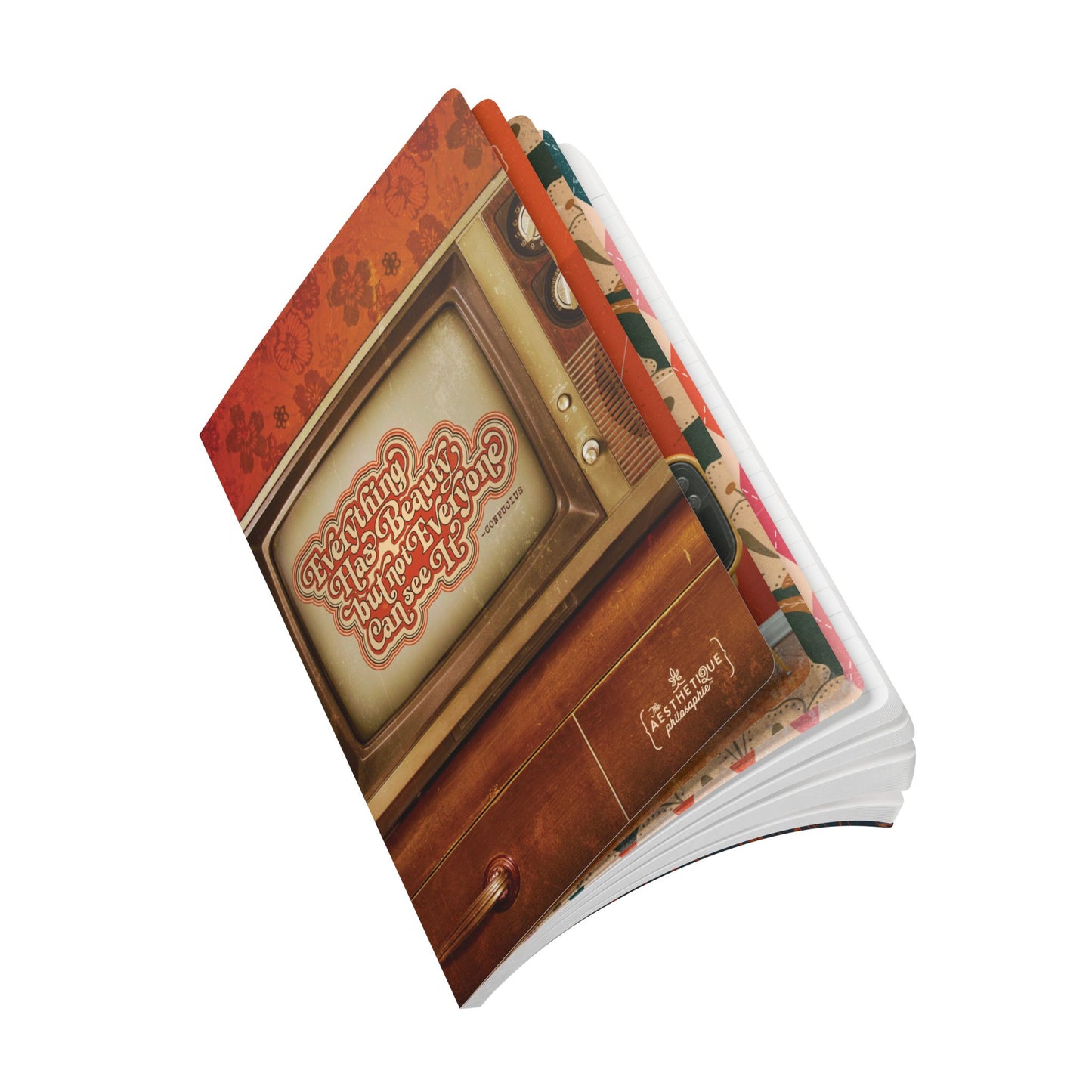 Everything has Beauty but not Everyone can see it - Confucius Quote - Softcover Journal (with Inside Prints)