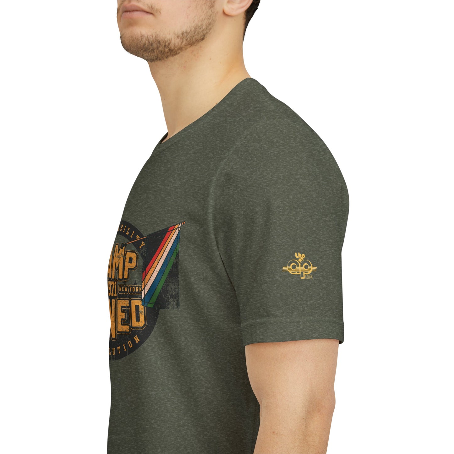Camp Jened 1971 - A Disability Revolution - Adult Unisex Jersey Short Sleeve Tee