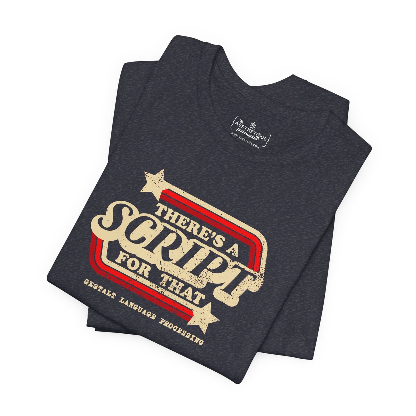 Vintage Script Graphic Tee - Perfect for Casual Wear