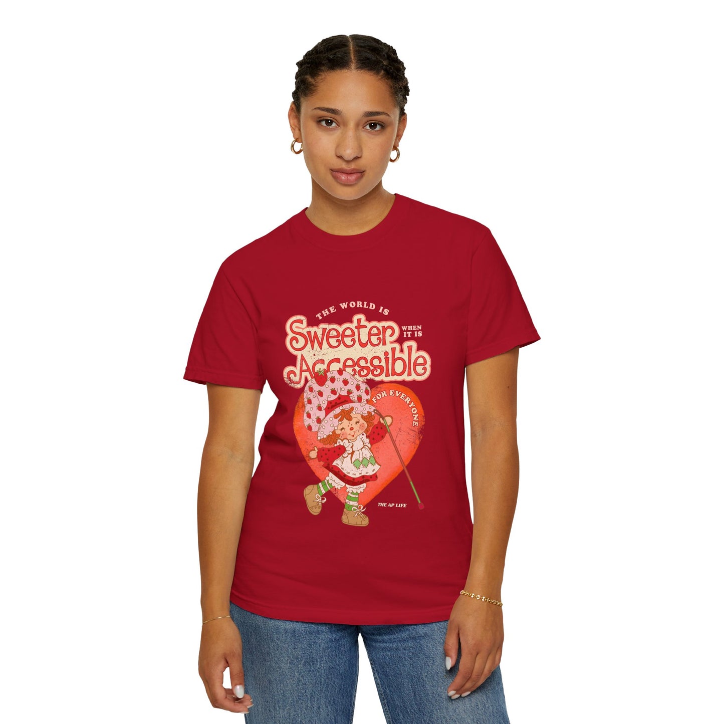 The World is Sweeter when it is Accessible for Everyone - Comfort Colors Adult Unisex Garment-Dyed T-shirt