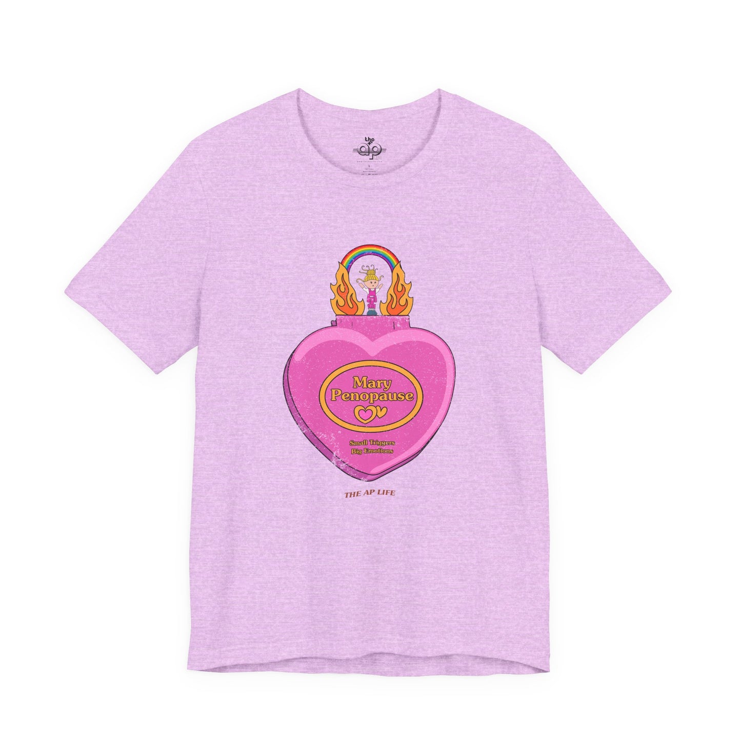 Mary Penopause - Small Triggers, Big Emotions - Adult Unisex Jersey Short Sleeve Tee